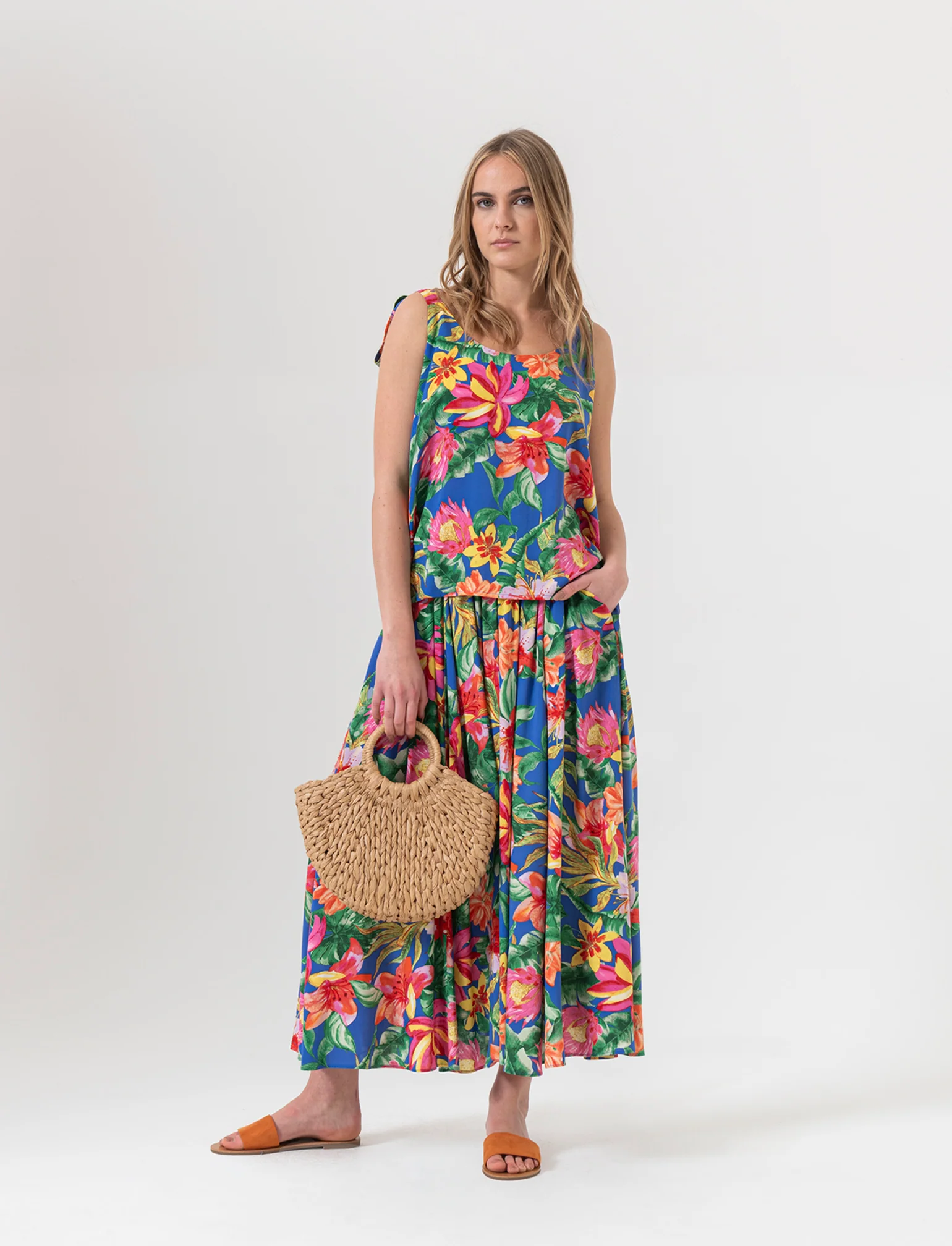 Gonna lunga con tasche da donna - var 2 - Image 3