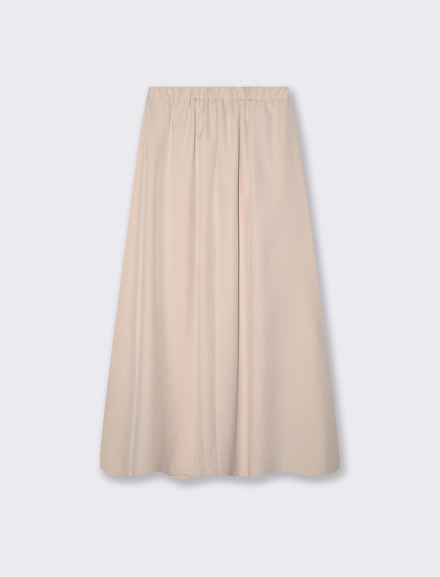 Gonna lunga con zip per ogni occasione - Beige - Image 2