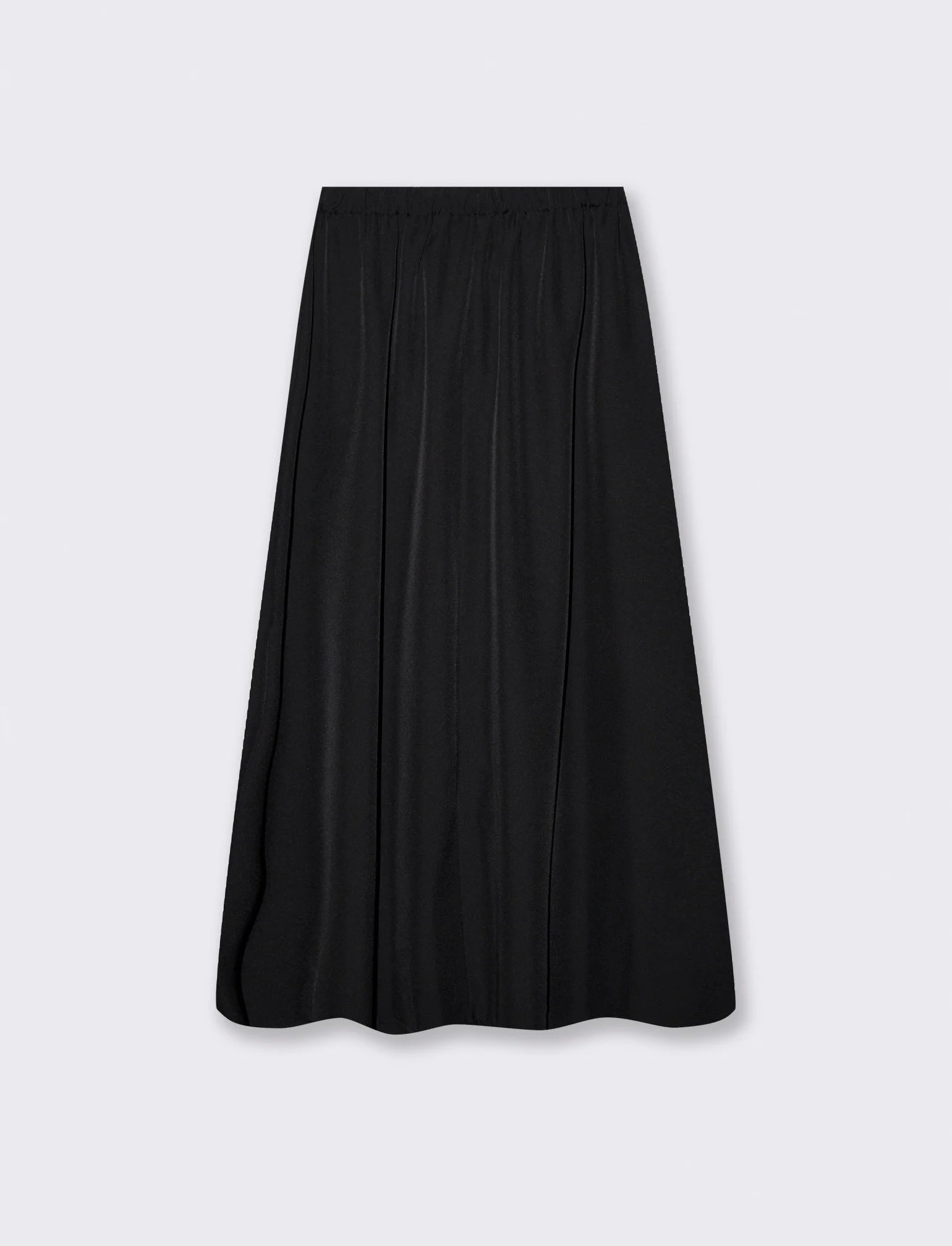 Gonna lunga con zip per ogni occasione - Nero - Image 2