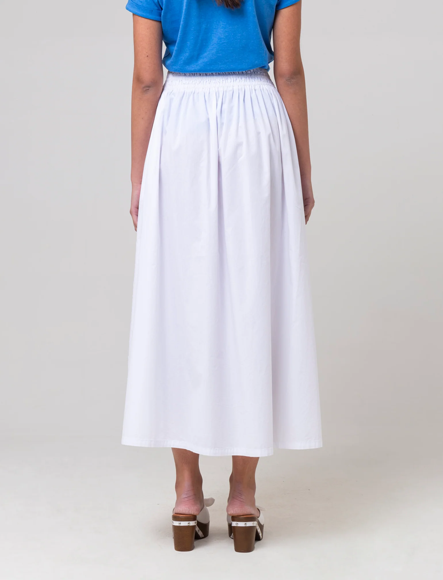 Gonna lunga da donna - Bianco - Image 2