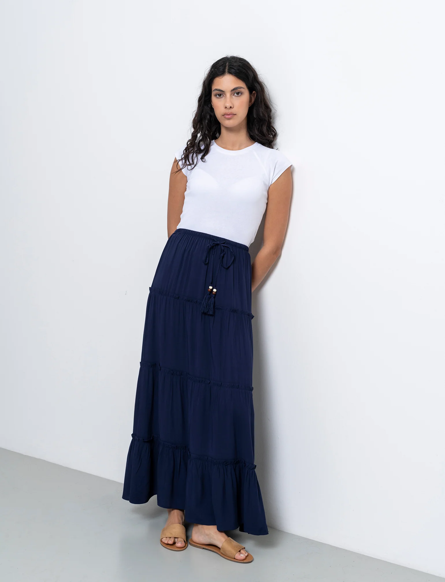 Gonna lunga da donna - Blu - Image 2