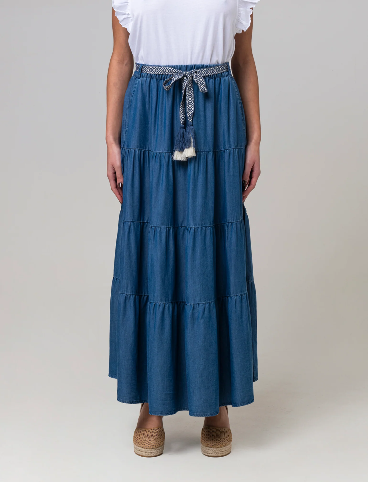 Gonna lunga da donna - DENIM SCURO