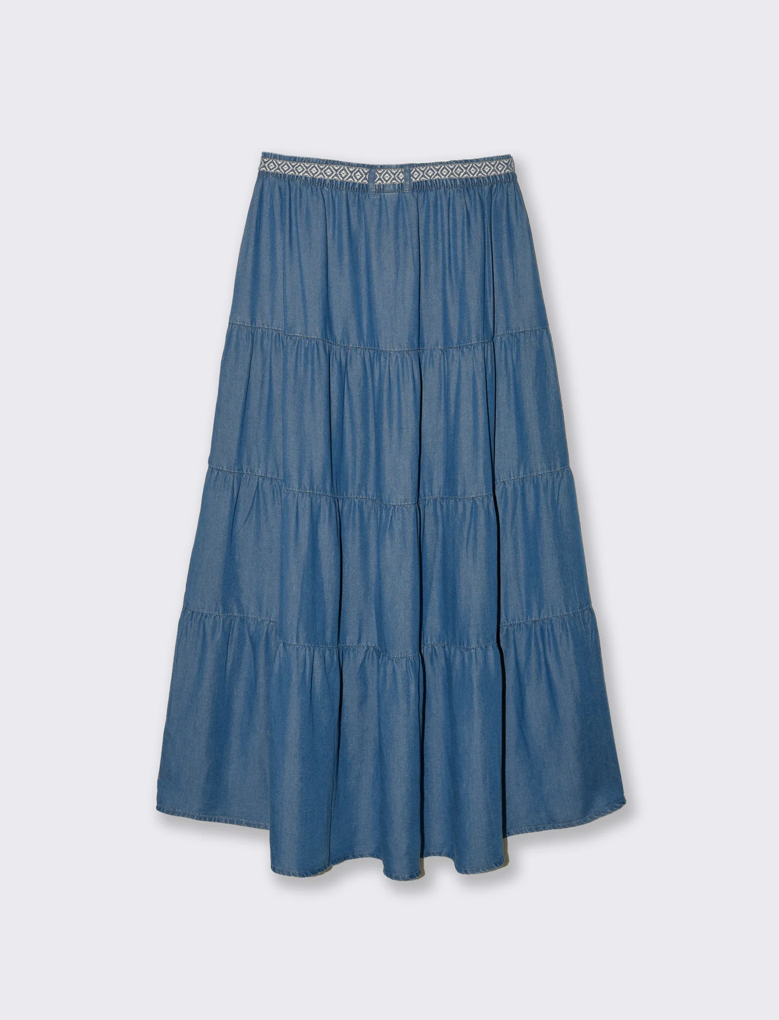 Gonna lunga da donna - DENIM SCURO - Image 5