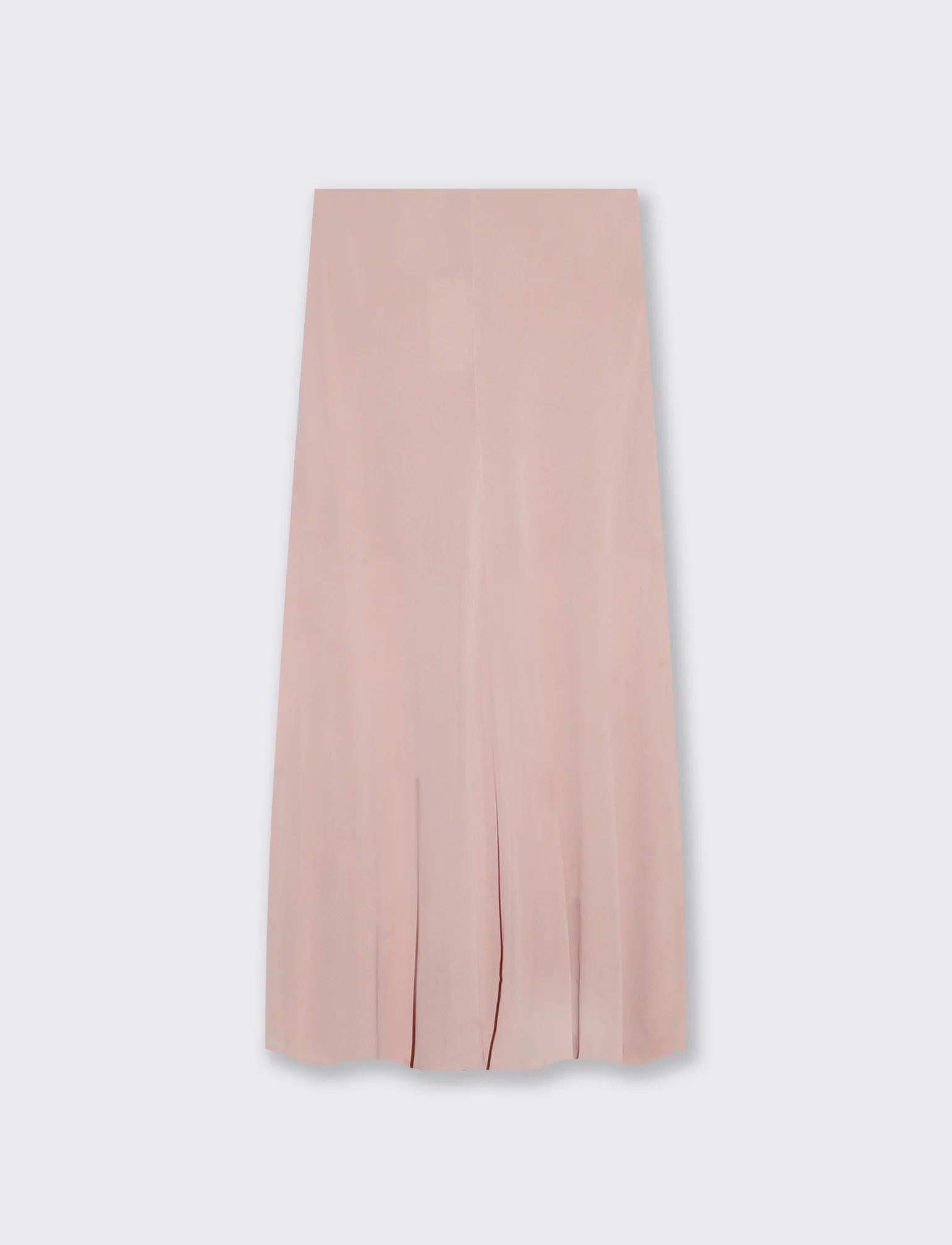 Gonna Lunga Foderata con Elastico in Vita - Rosa antico - Image 4