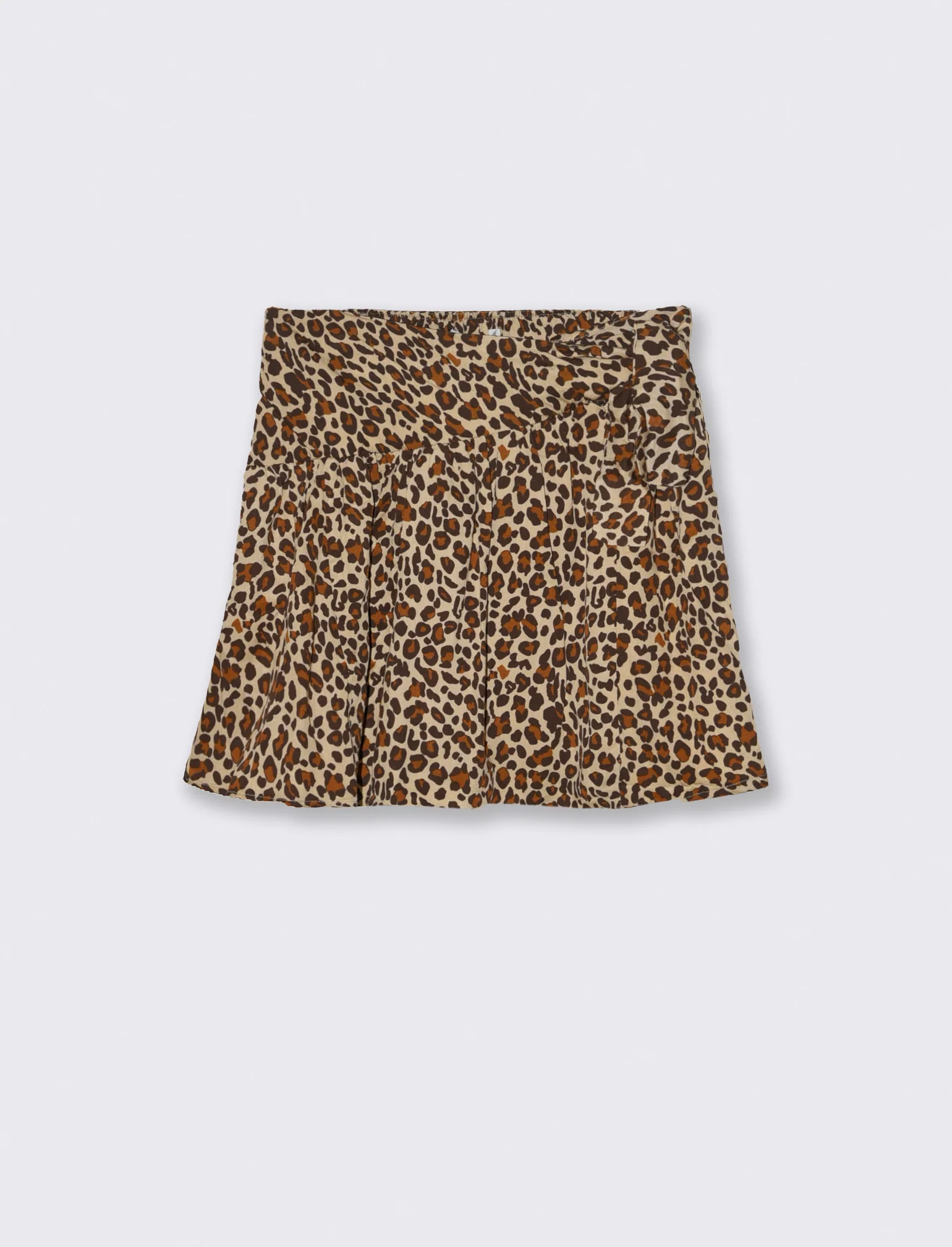 Gonna stampata elegante da bambina. - Leopardato - Image 3