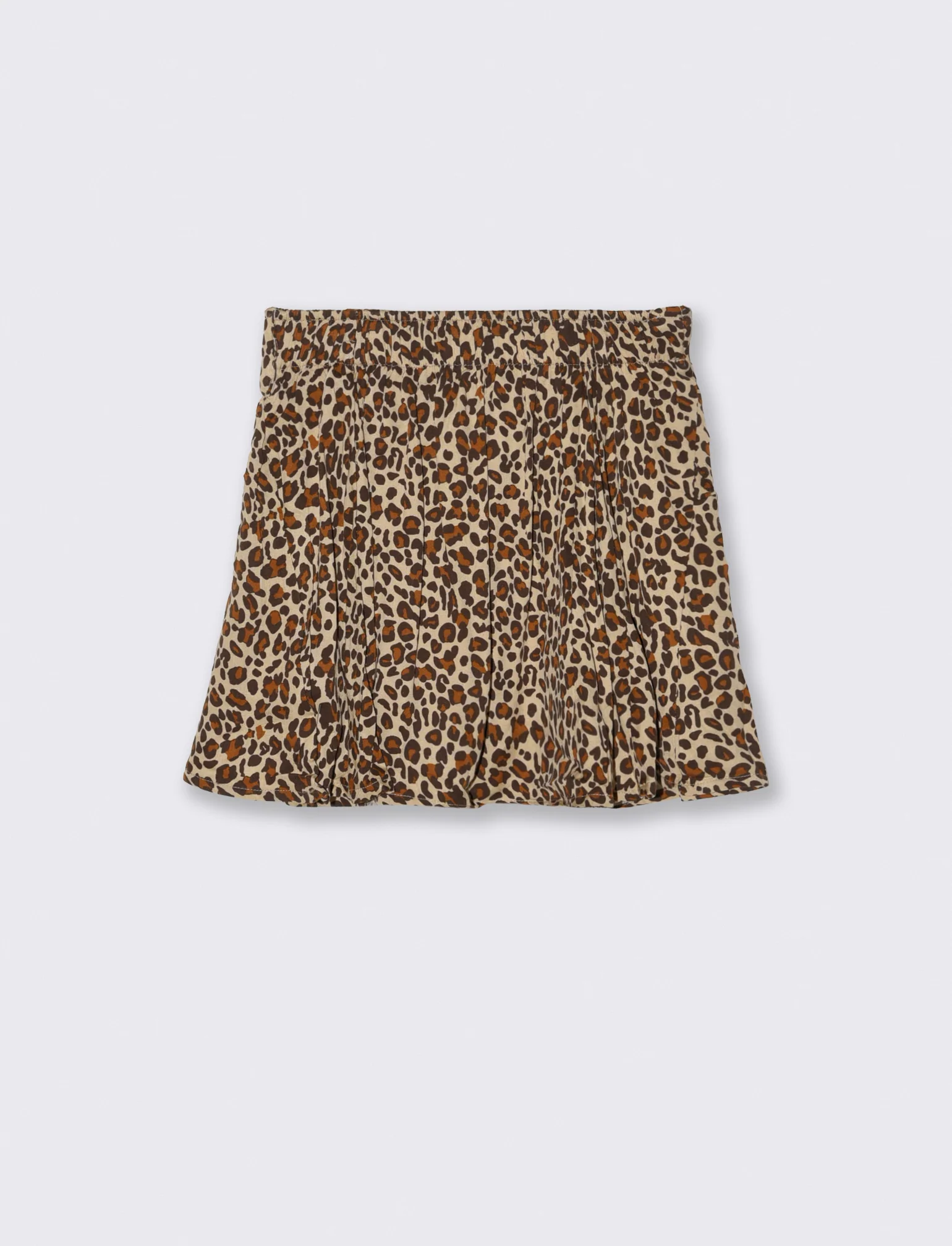 Gonna stampata elegante da bambina. - Leopardato - Image 4