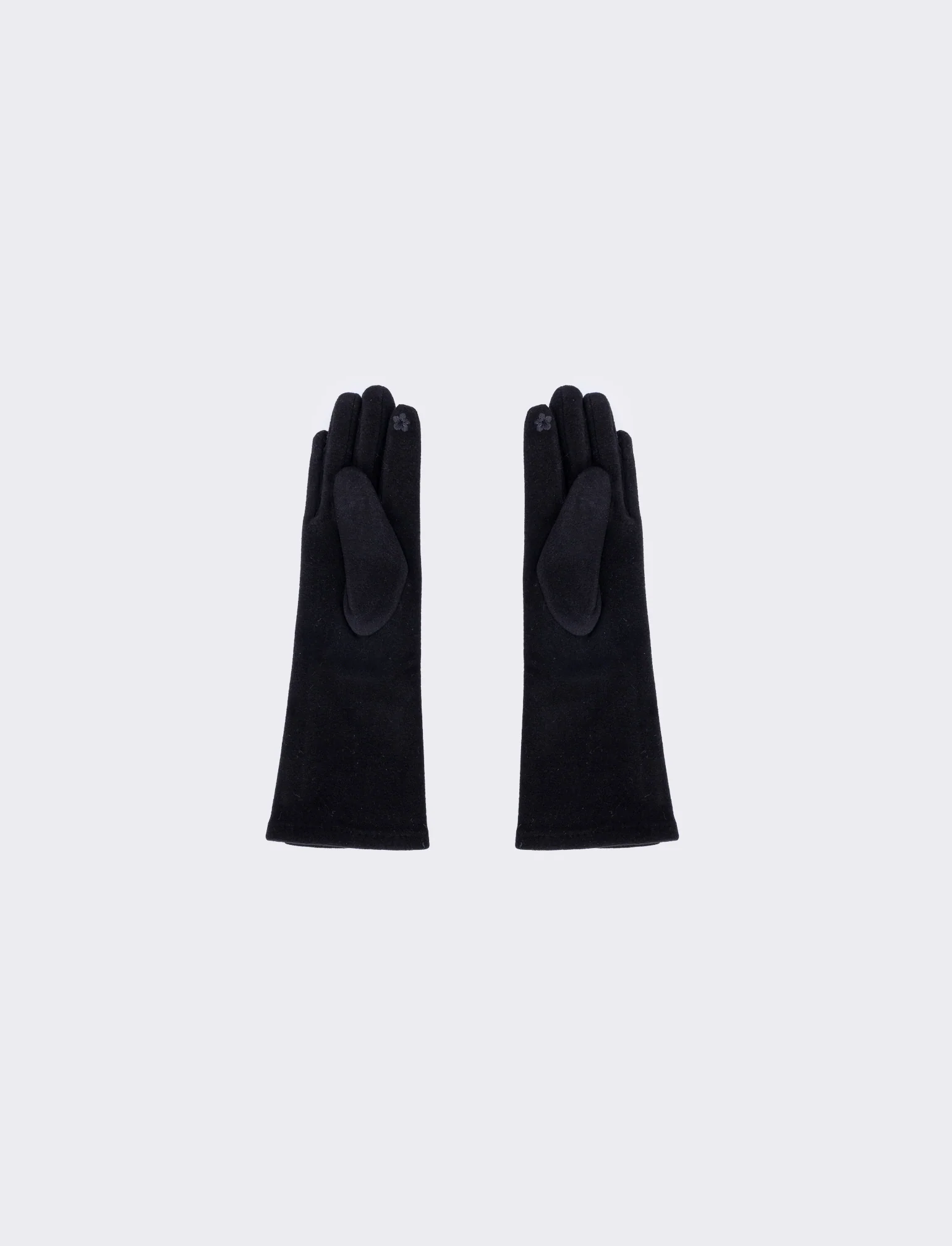 Guanti micropile touch eleganti - Nero