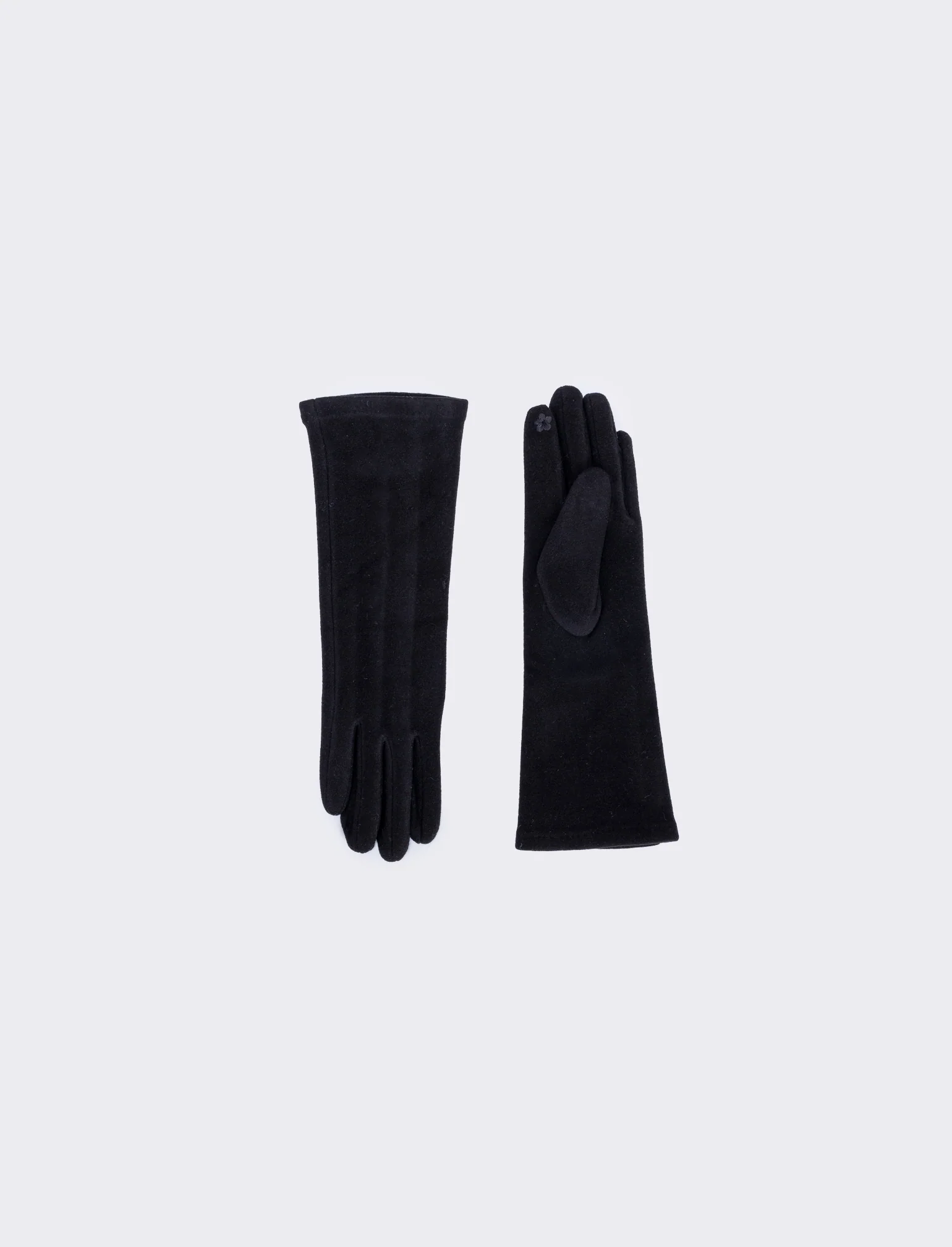 Guanti micropile touch eleganti - Nero - Image 2
