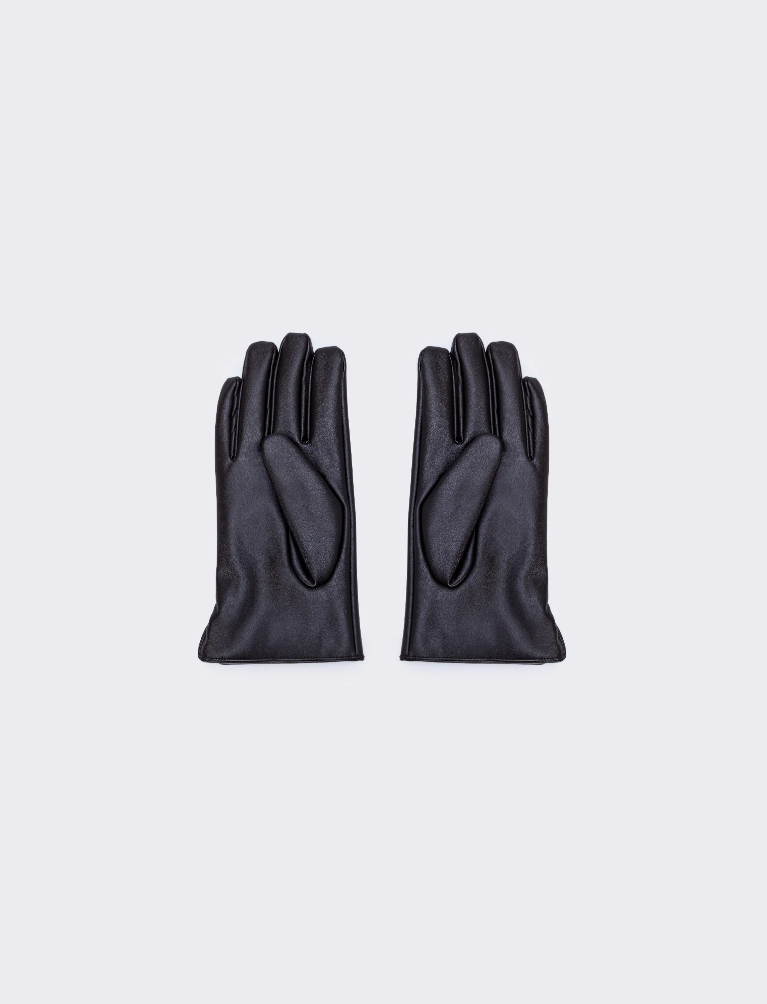 Guanti uomo effetto pelle touch eleganti - Marrone