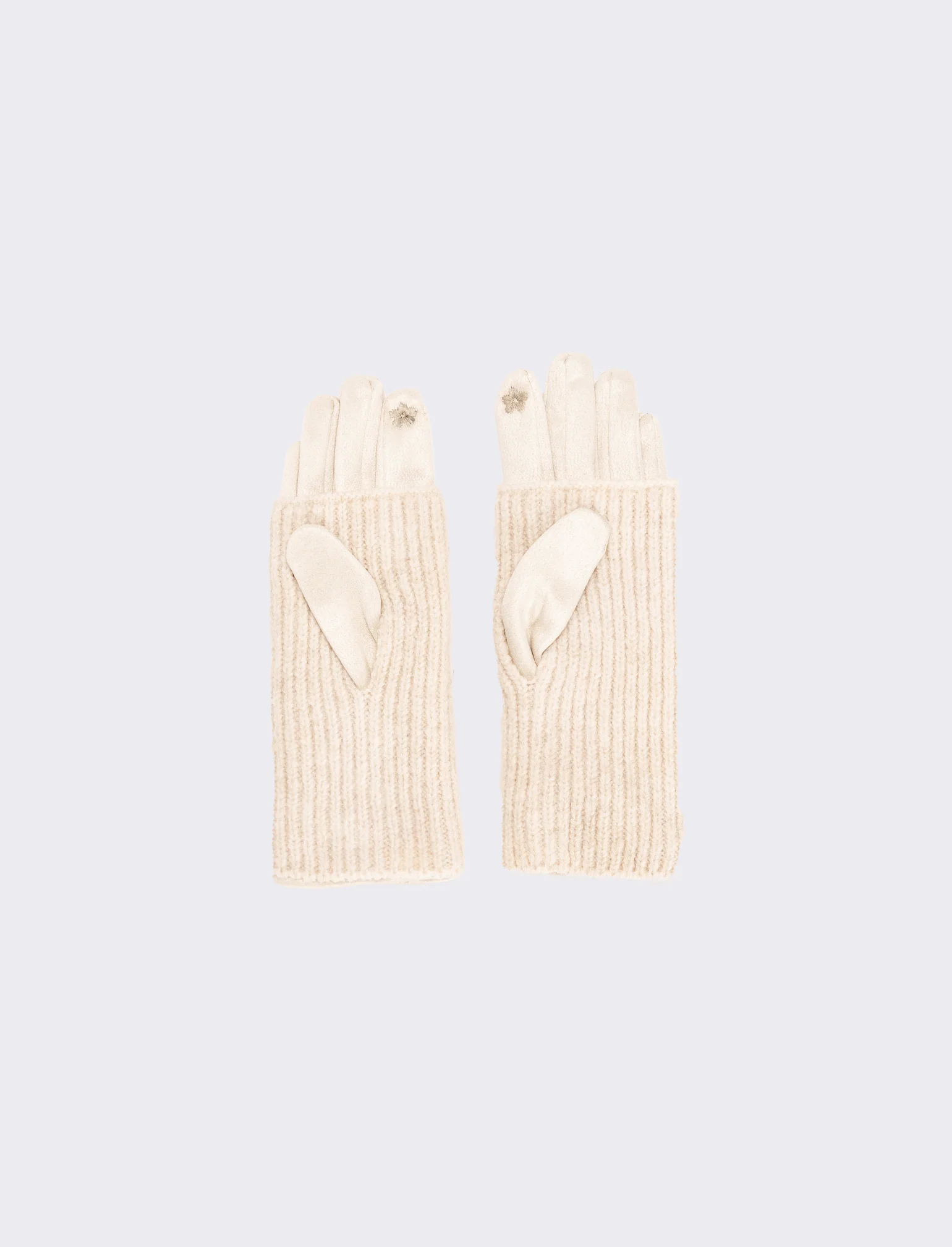 Guanto in pvc con manicotto donna - Beige