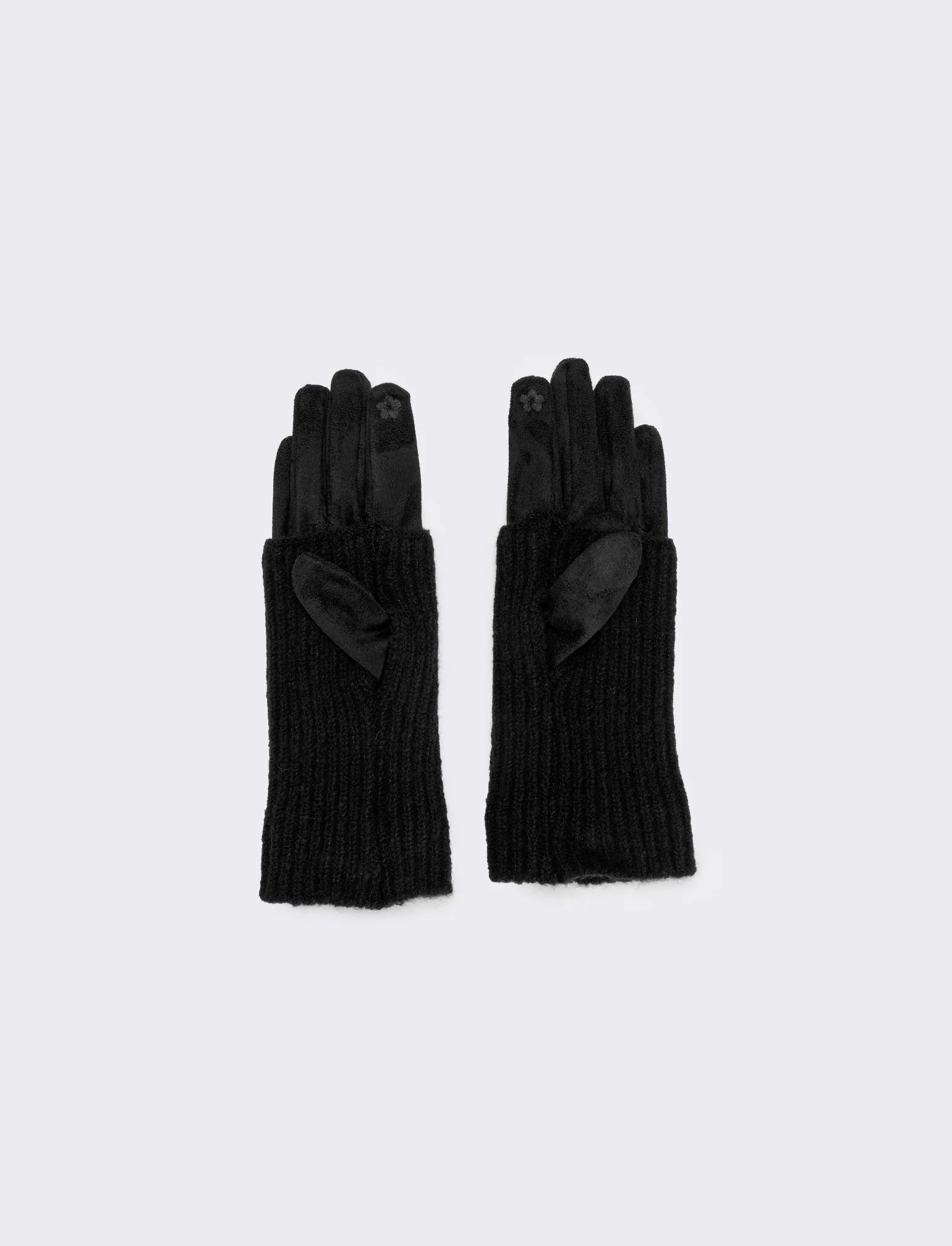 Guanto in pvc con manicotto donna - Nero
