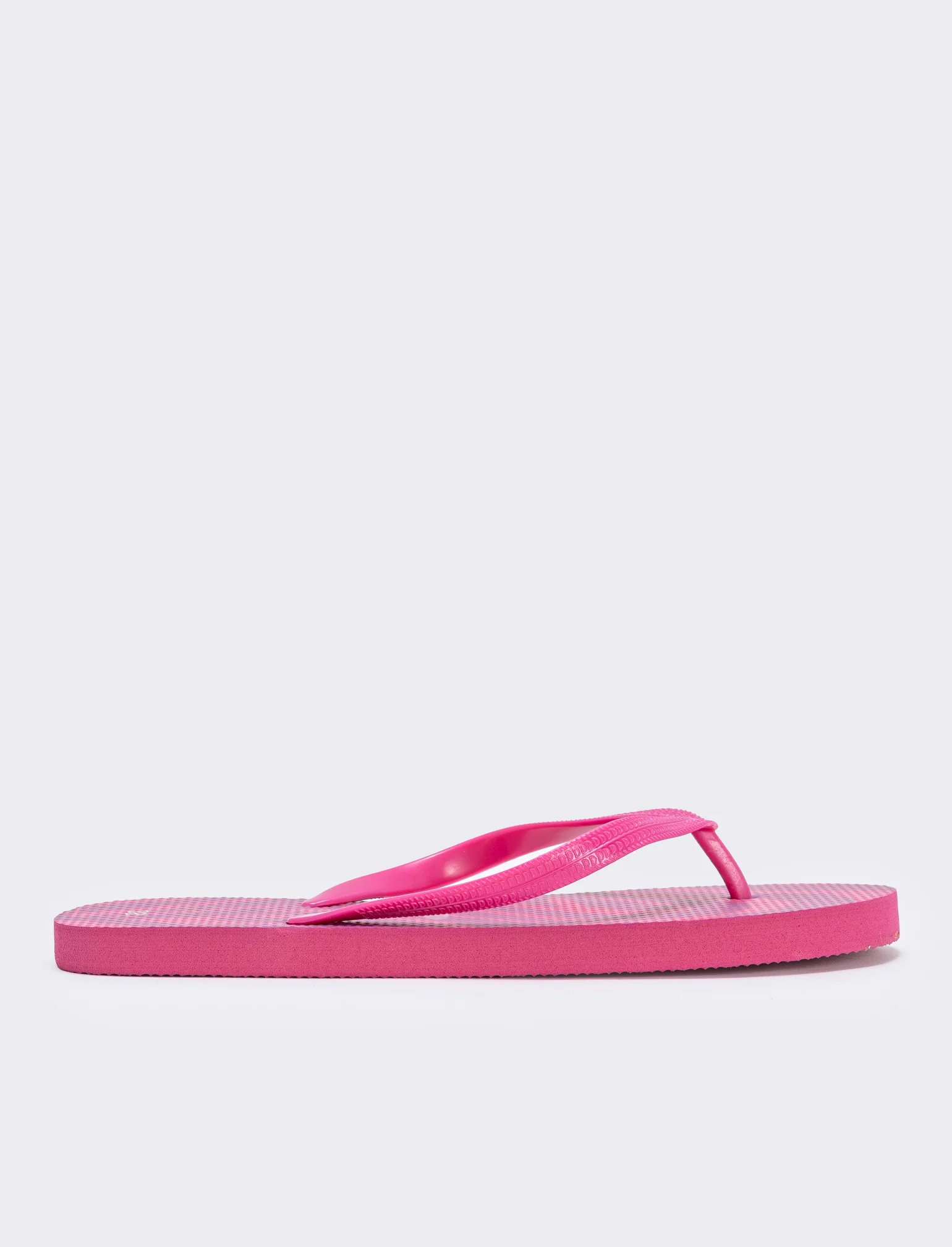 Infradito con stampa astratta PVC - Fuxia
