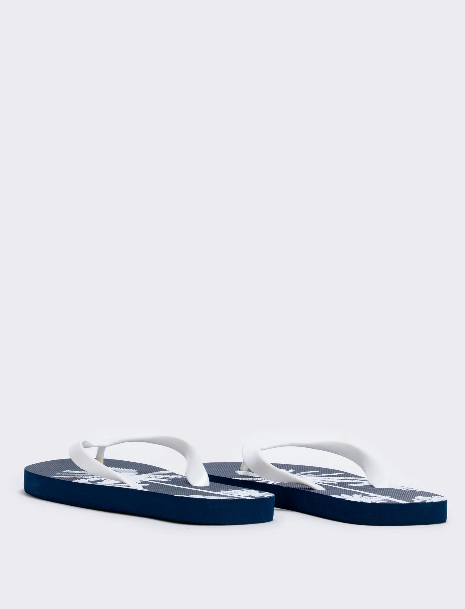 Infradito da uomo con palme in PVC - Bianco - Image 2