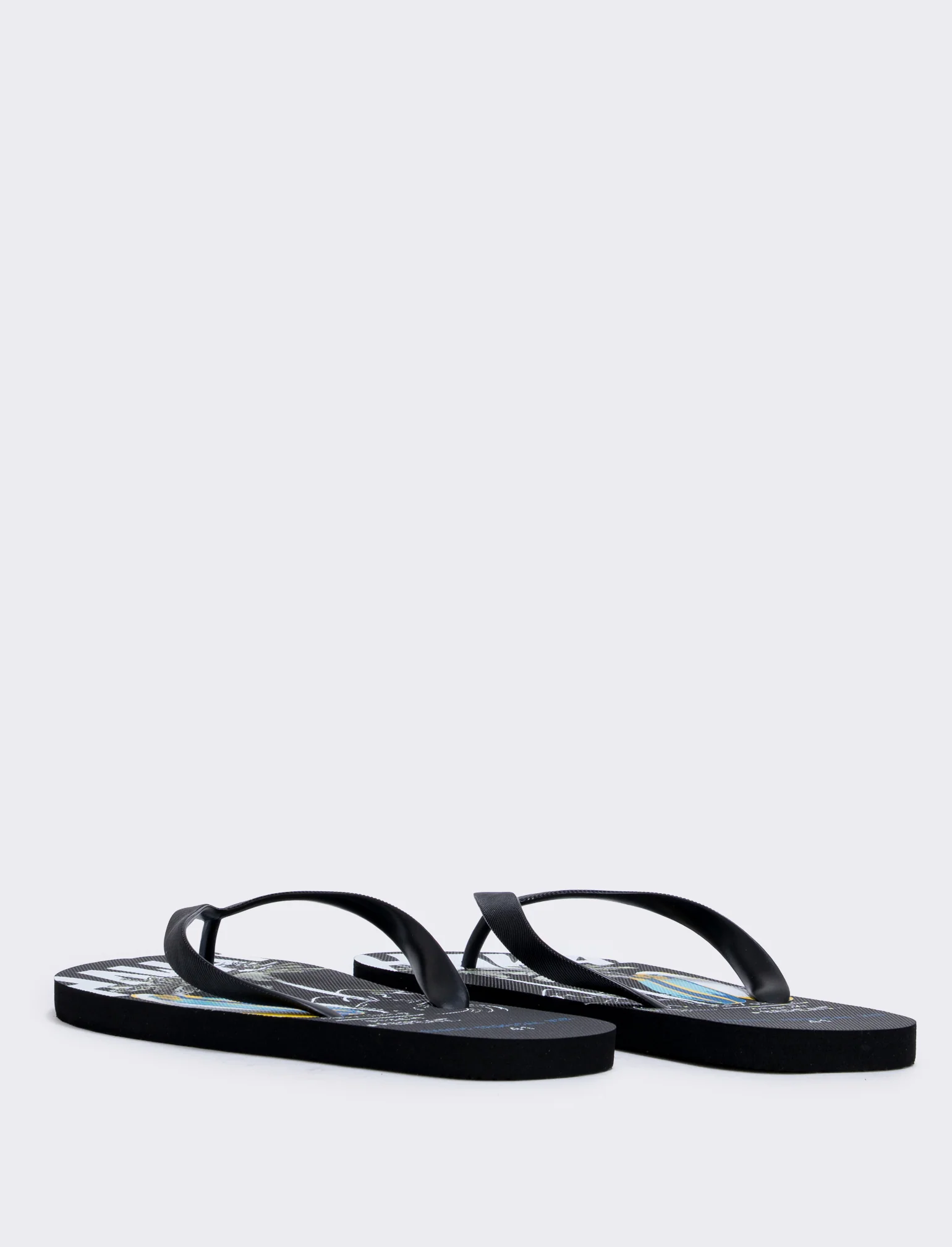 Infradito Surf Beach da uomo in pvc - Nero - Image 2