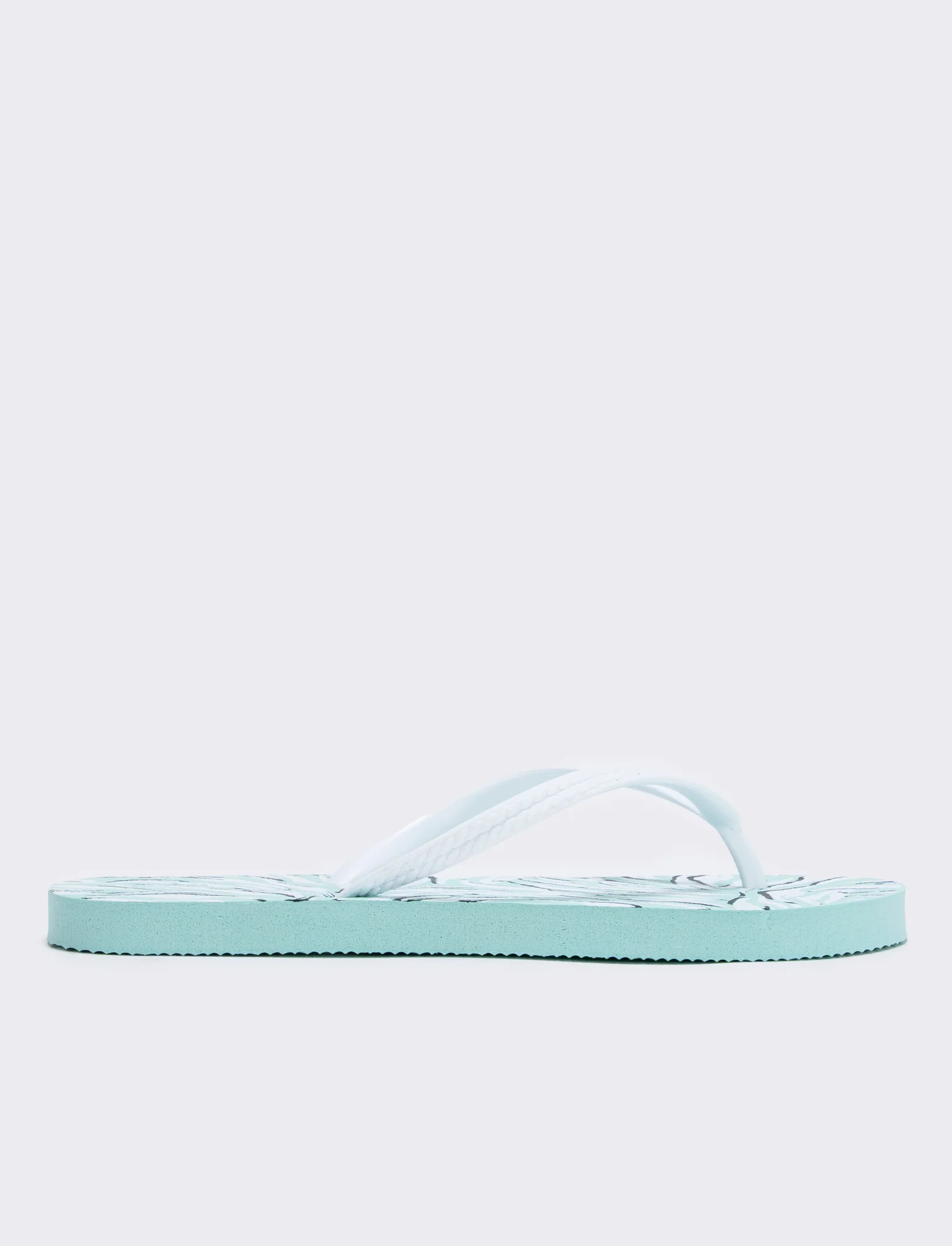 Infradito zebrati in PVC - Bianco