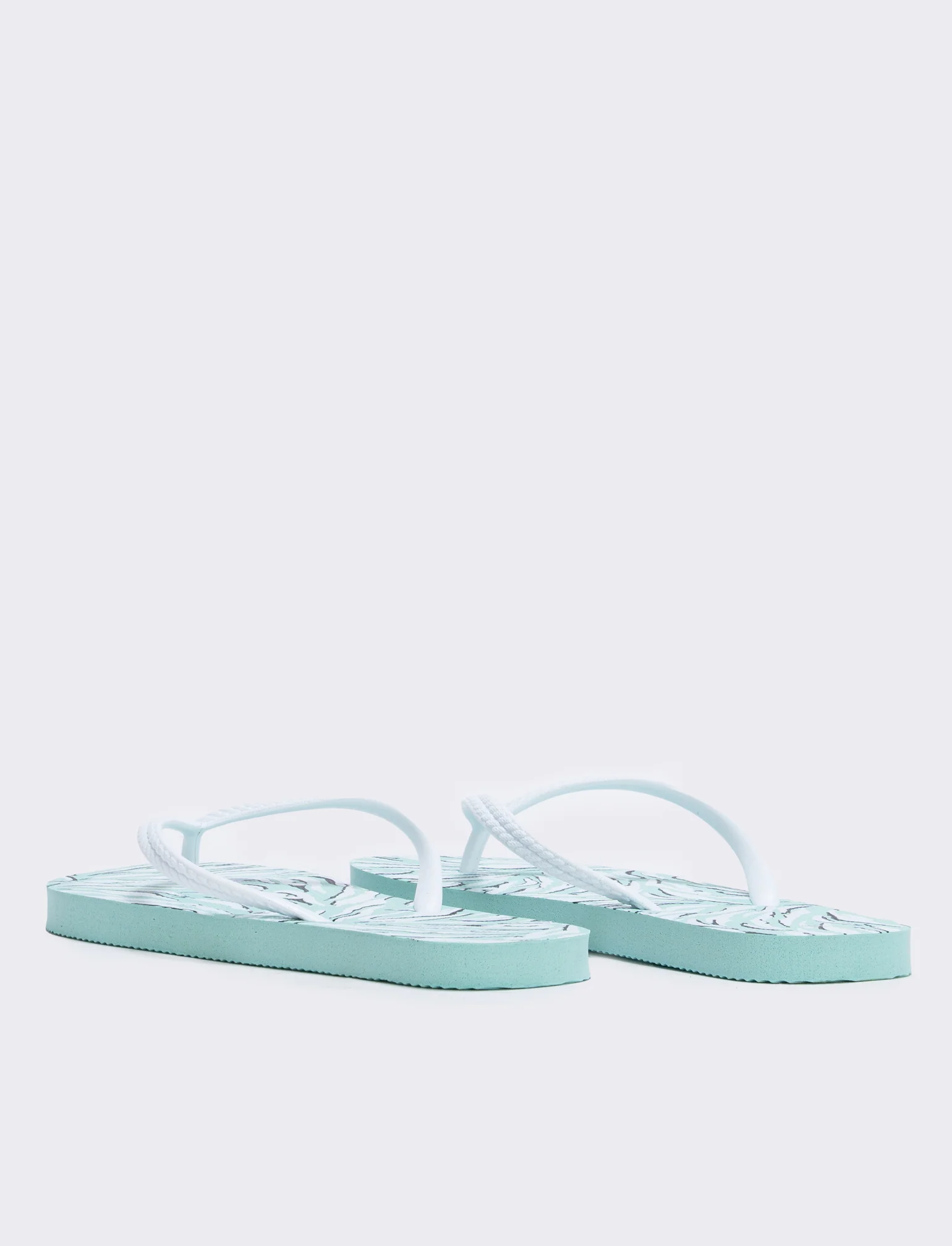 Infradito zebrati in PVC - Bianco - Image 2