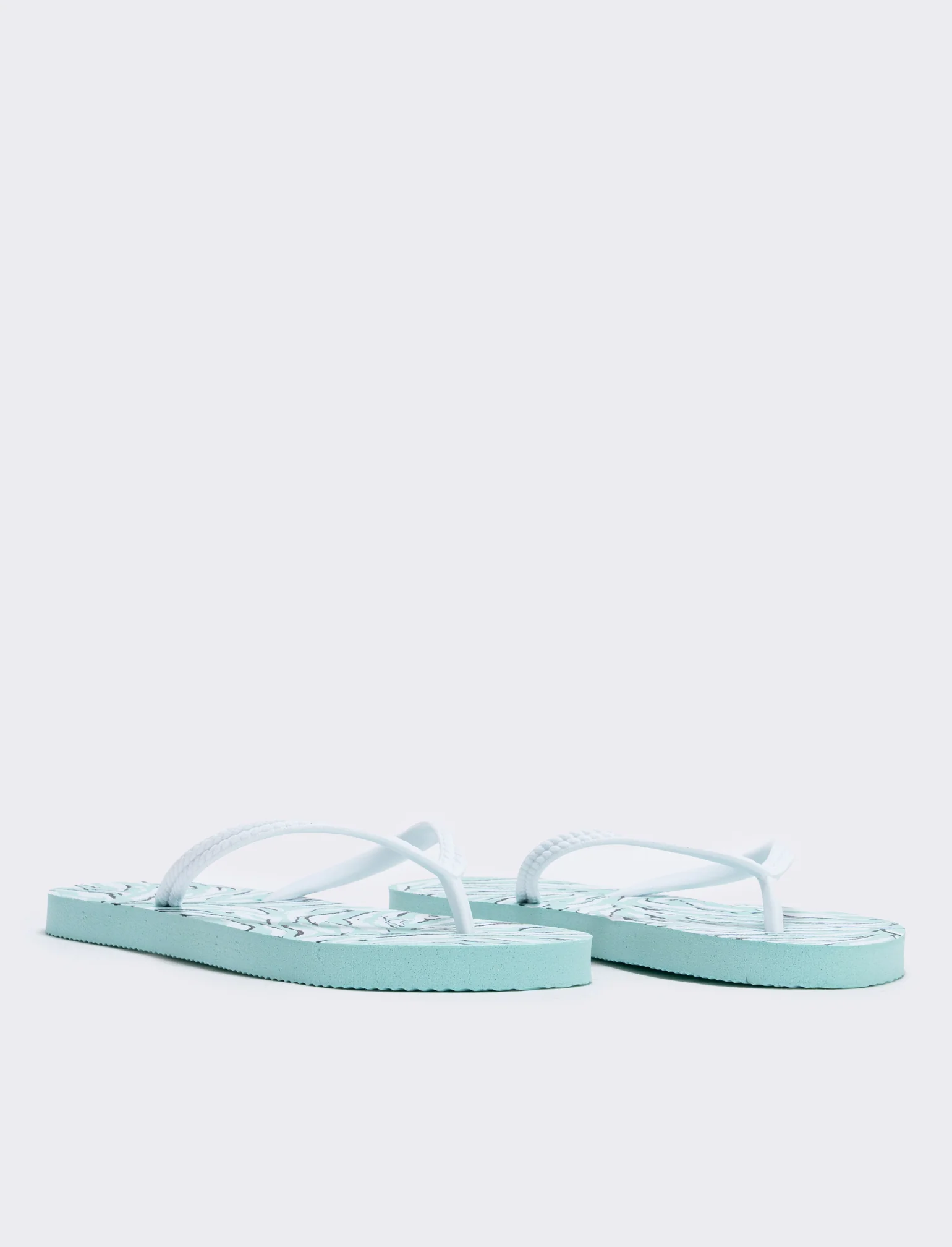Infradito zebrati in PVC - Bianco - Image 3
