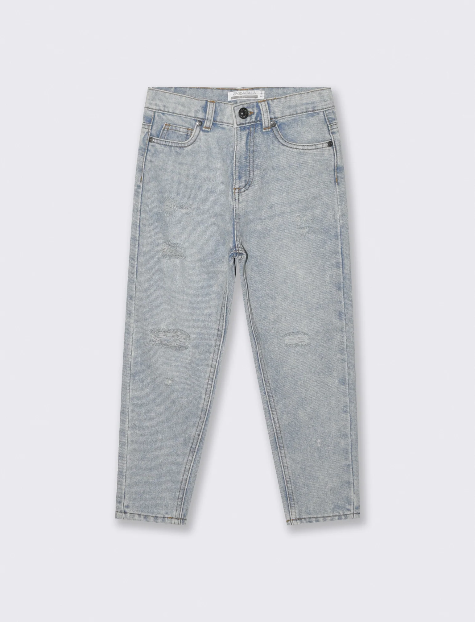 Jeans 5 tasche in cotone comodi e trendy - Denim