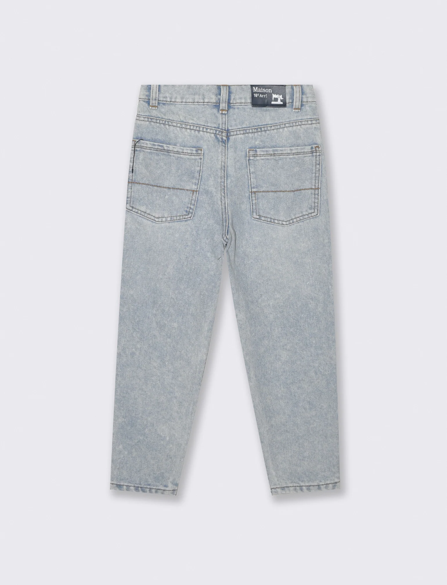 Jeans 5 tasche in cotone comodi e trendy - Denim - Image 2
