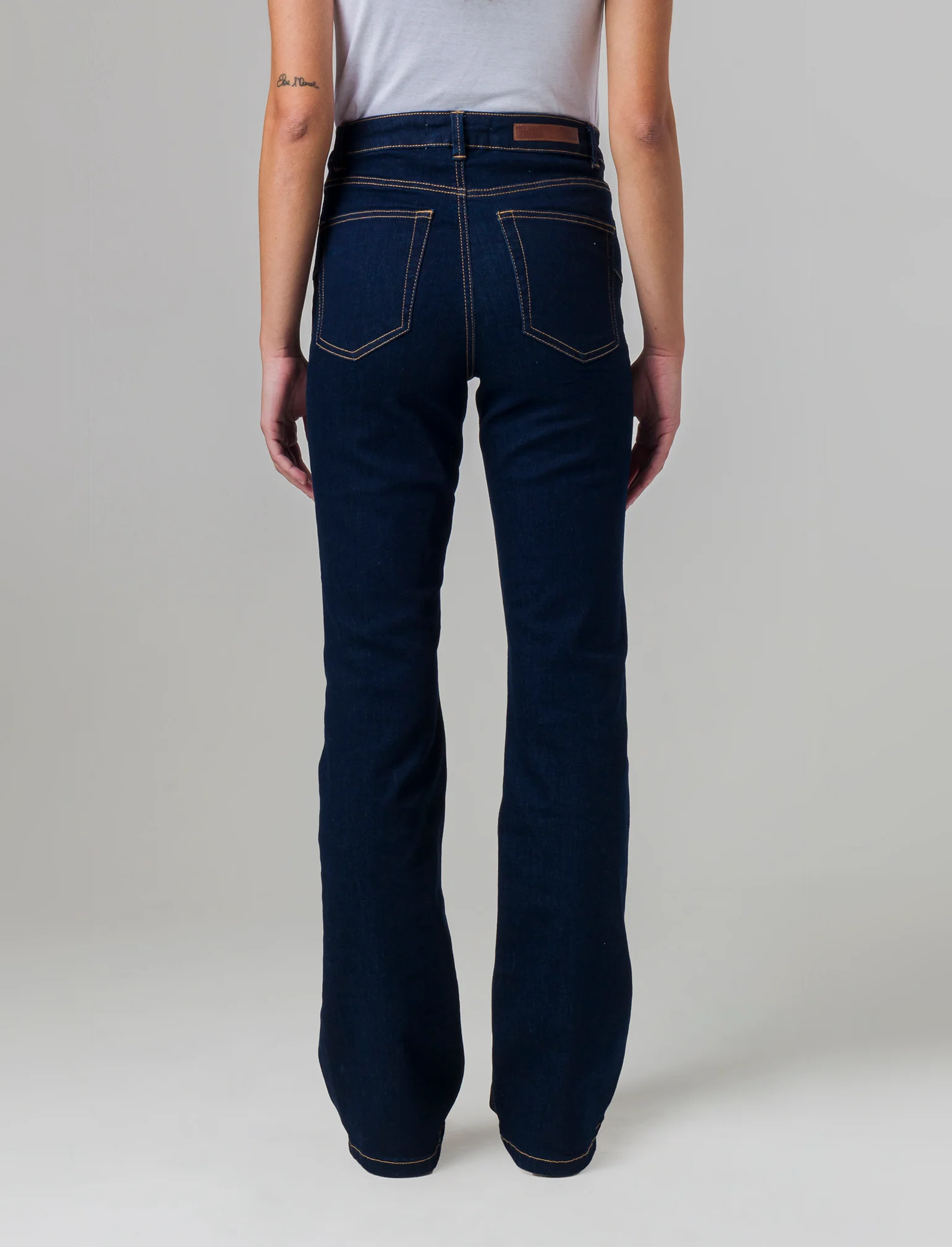Jeans a zampa da donna - DENIM SCURO - Image 2