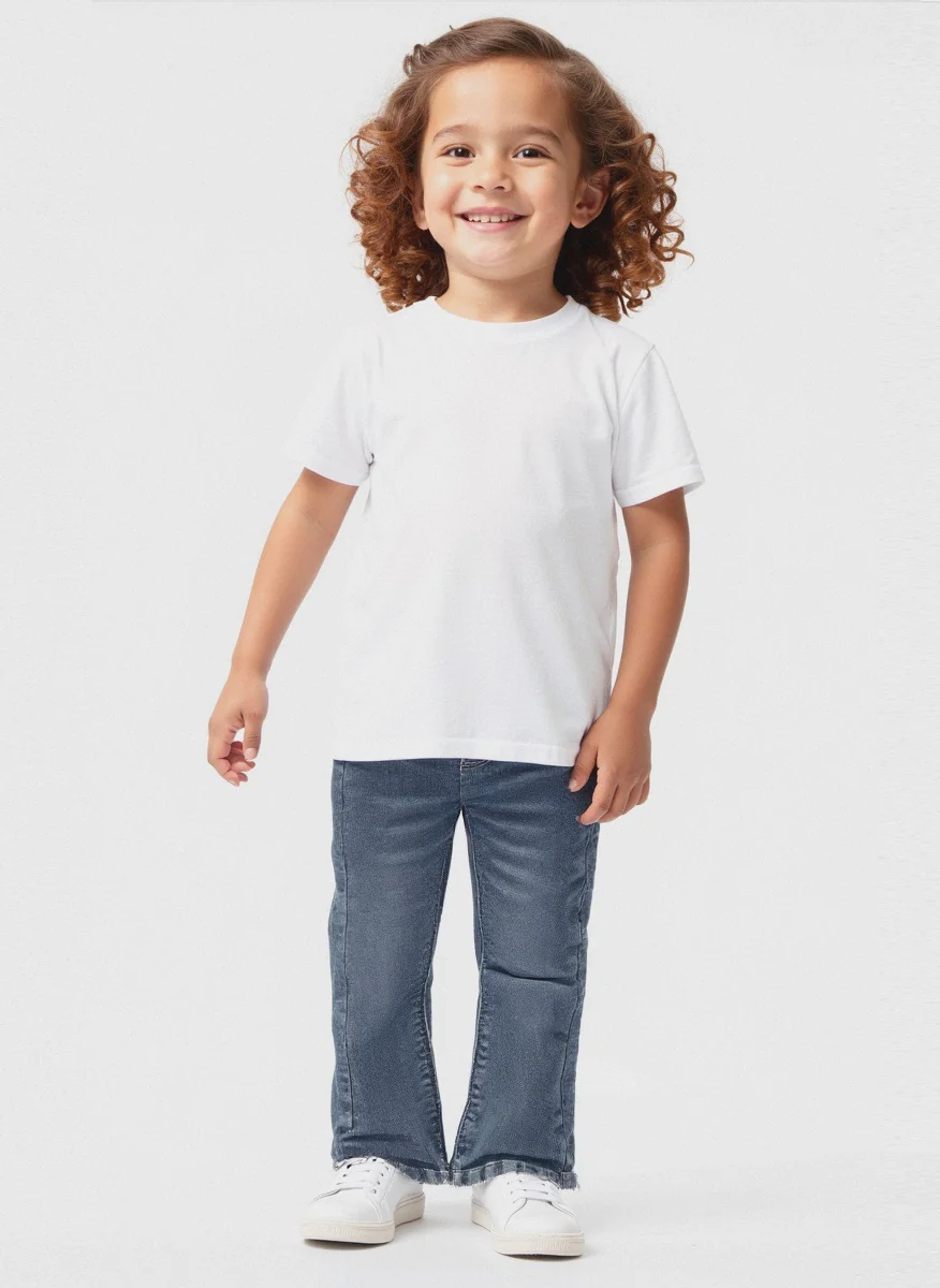 JEANS A ZAMPA - DENIM SCURO