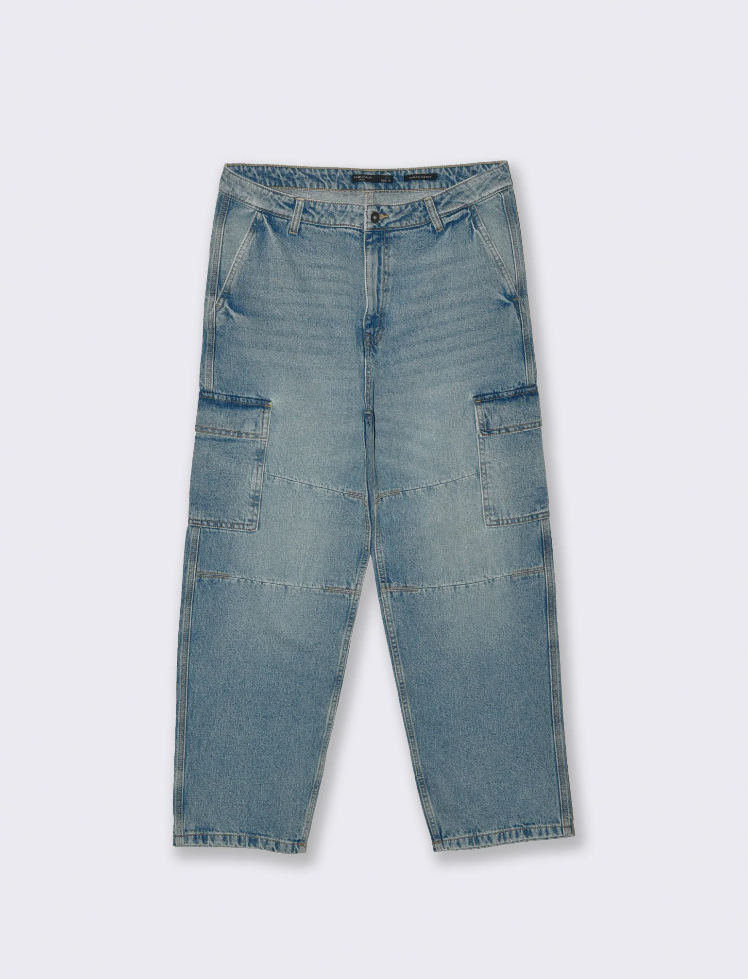 JEANS BAGGY CARGO FIT - Denim