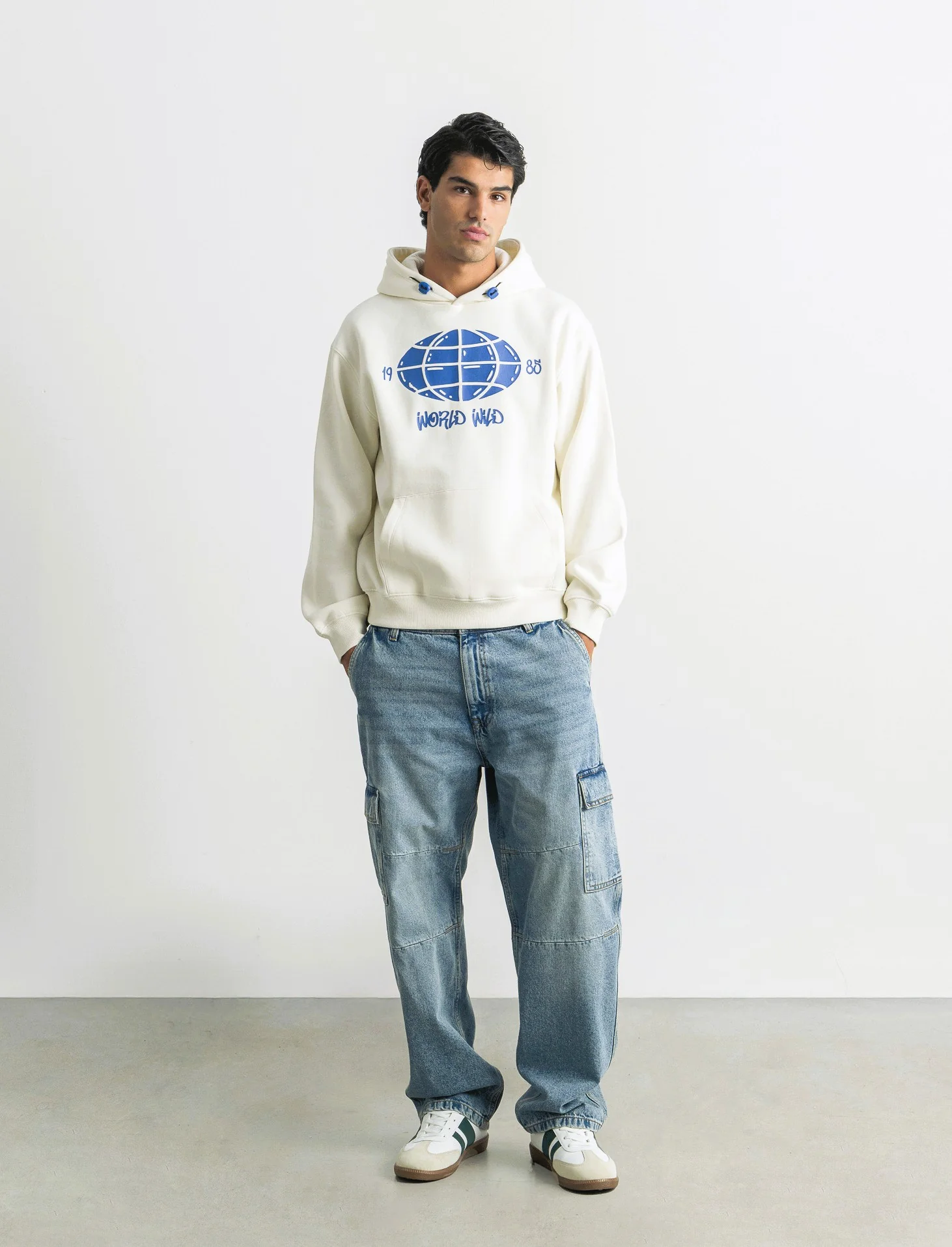 JEANS BAGGY CARGO FIT - Denim - Image 4