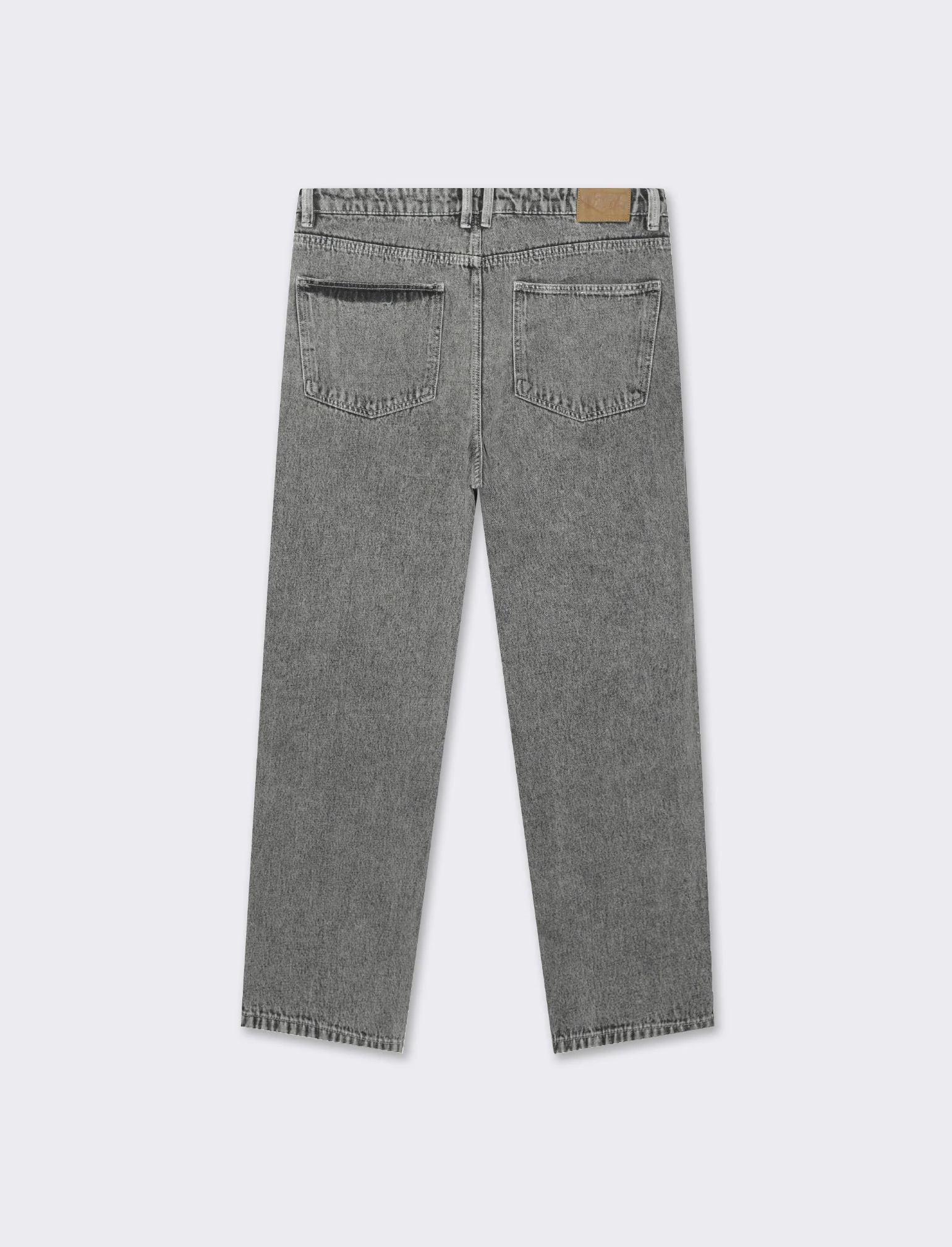 Jeans baggy fit grigio medio da uomo - Denim - Image 5