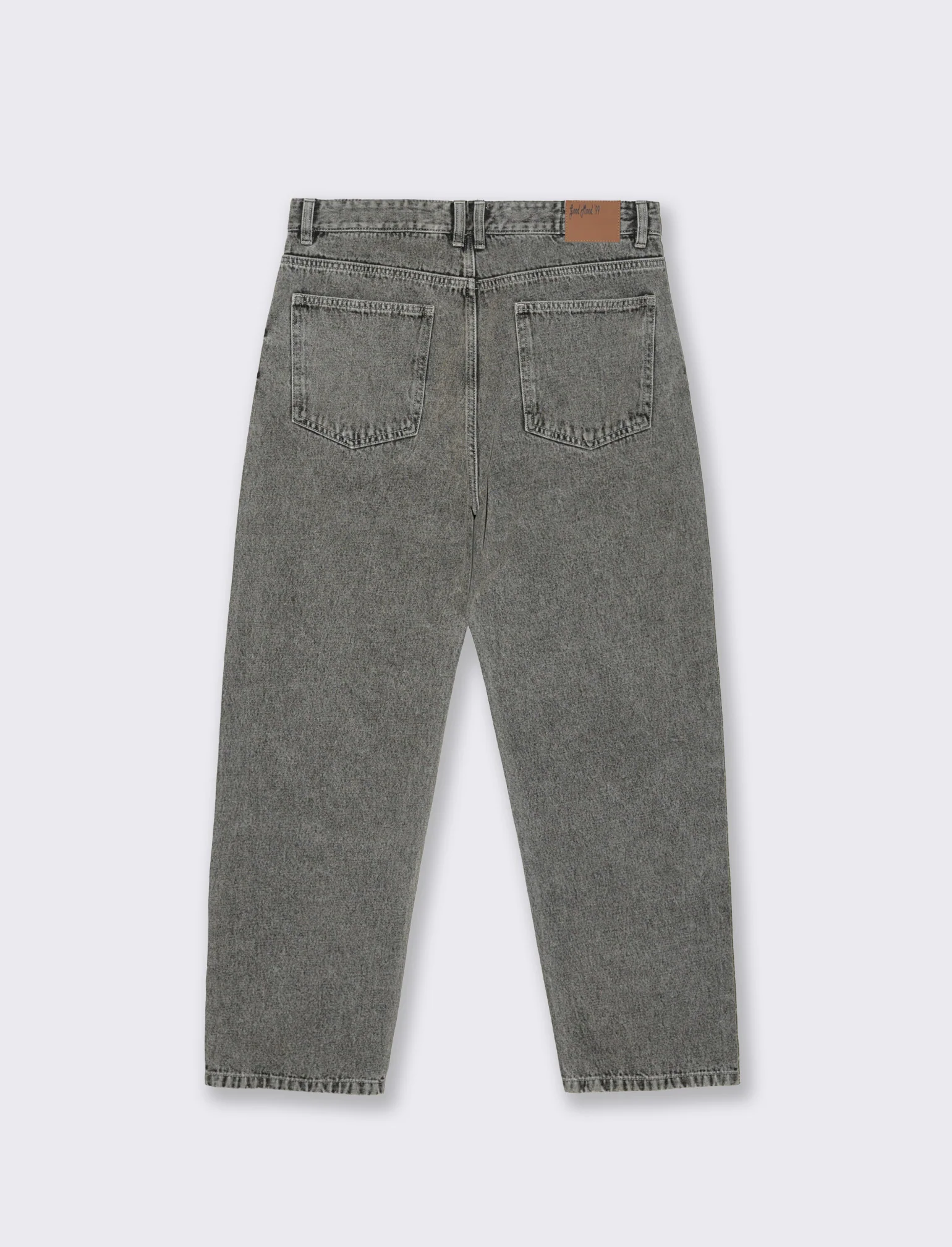 Jeans Baggy Fit Grigio Medio Slavato - Grigio - Image 2