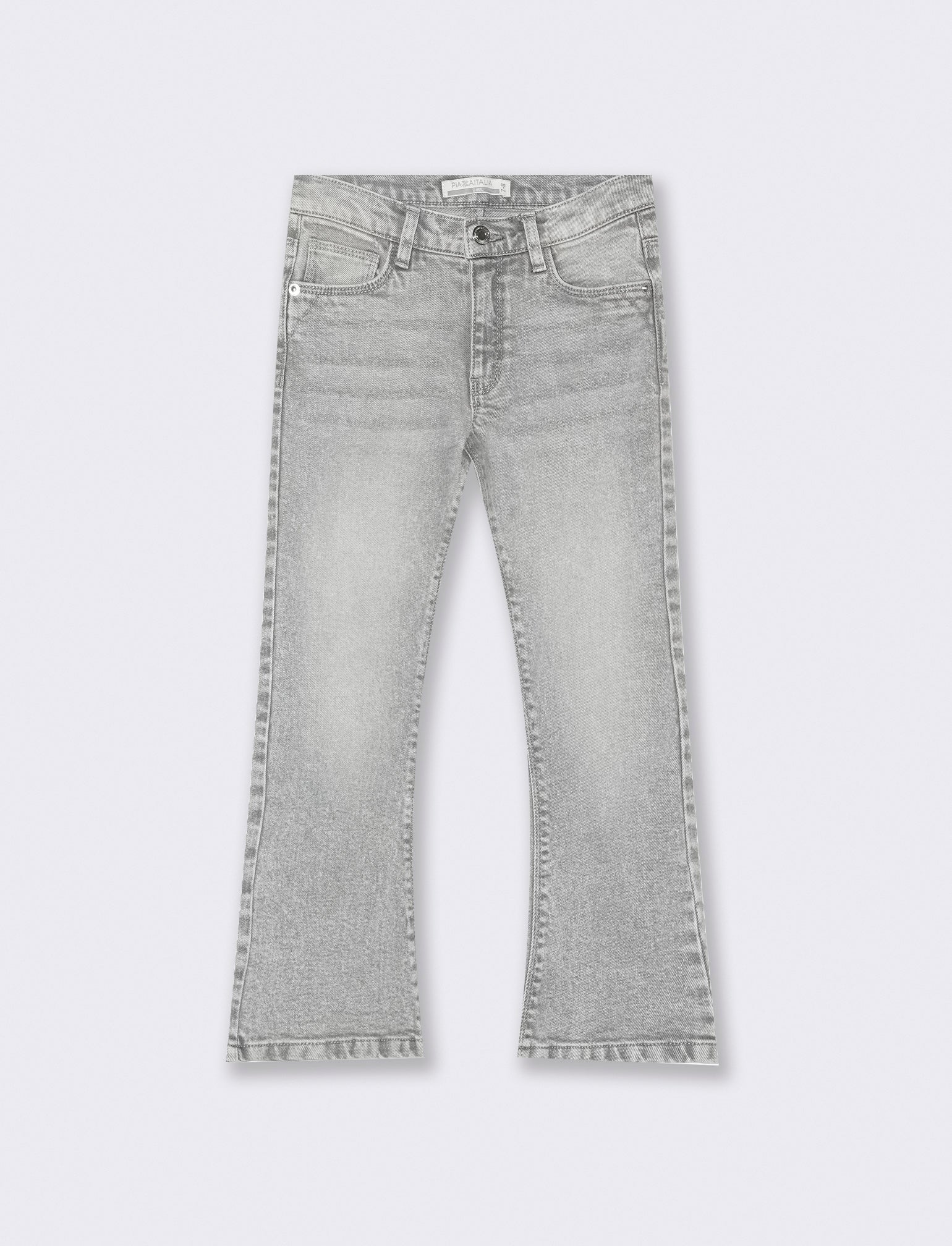 Jeans bambina flare fit. - Grigio - Image 3