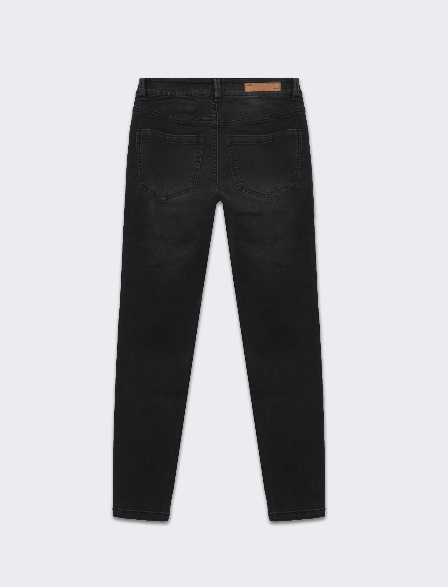 Jeans basico 5 tasche da donna - Nero - Image 5