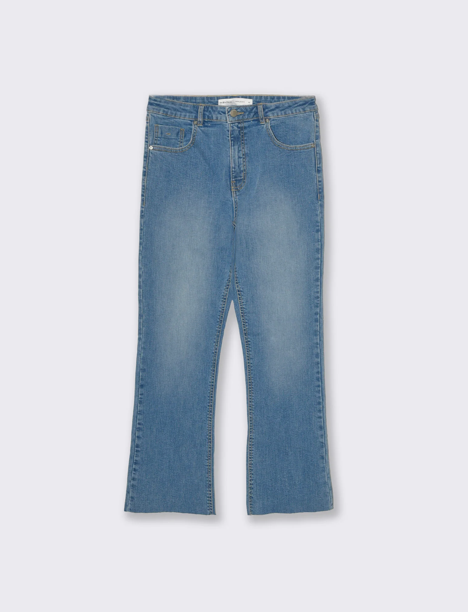 Jeans basico alla caviglia da donna - Denim - Image 4