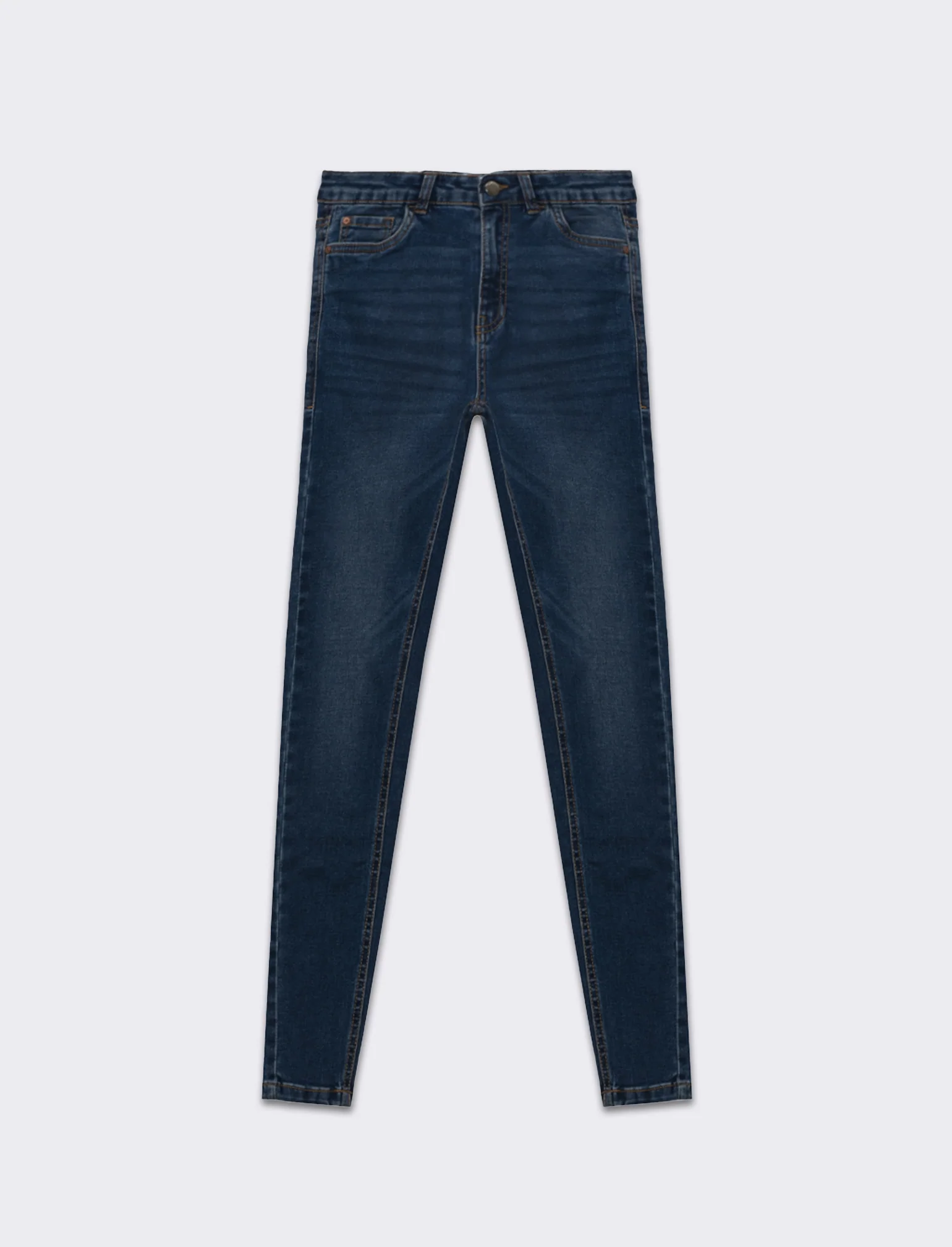 Jeans basico skinny da donna - DENIM SCURO - Image 4