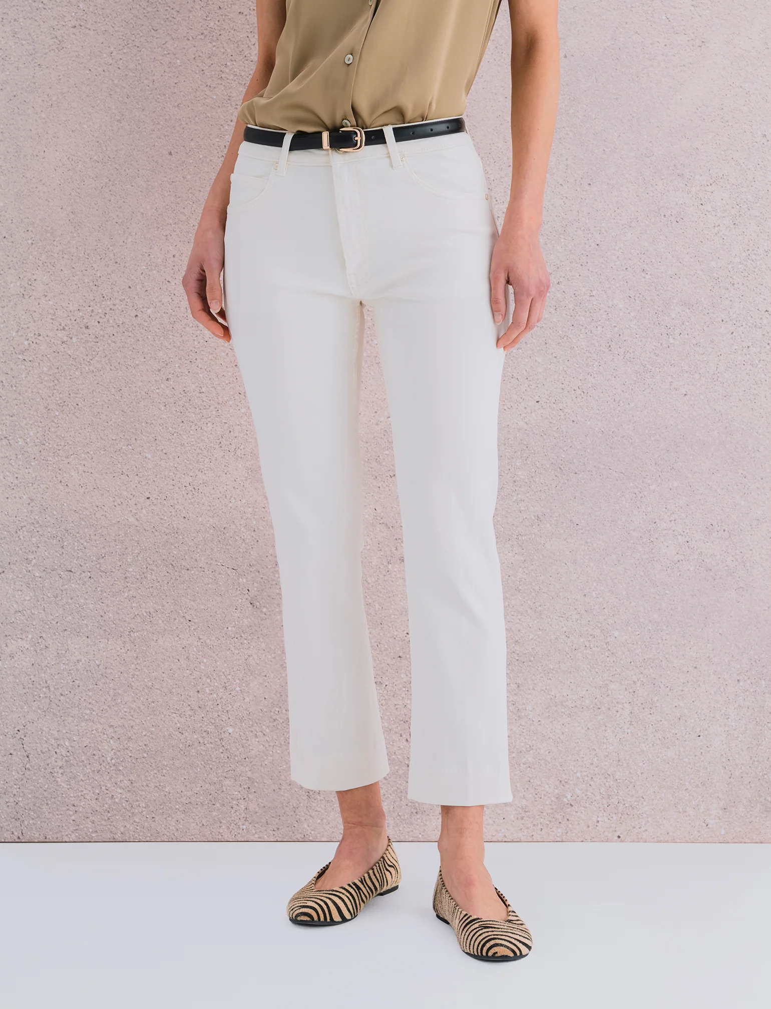 JEANS BOOTCUT - Avorio - Image 2