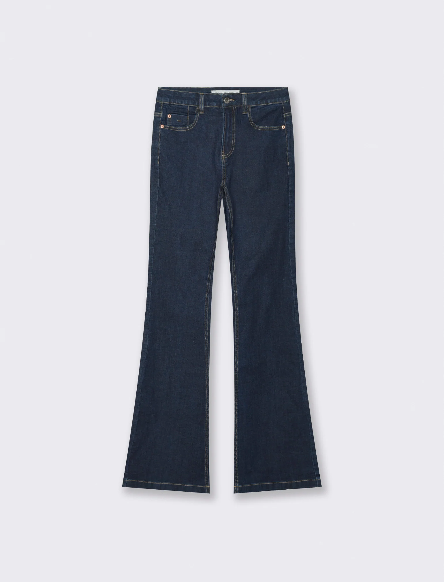 Jeans Bootcut con Vita Regolare - DENIM SCURO