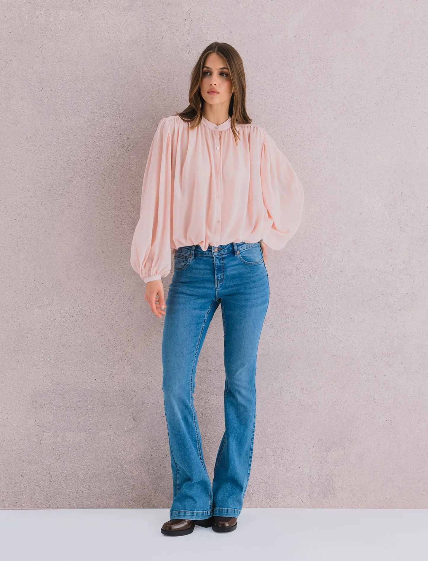 JEANS BOOTCUT REGULAR WAIST - Denim - Image 3