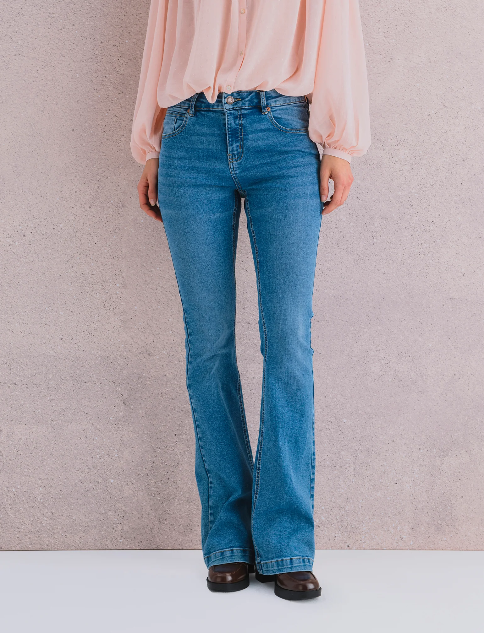 JEANS BOOTCUT REGULAR WAIST - Denim - Image 4