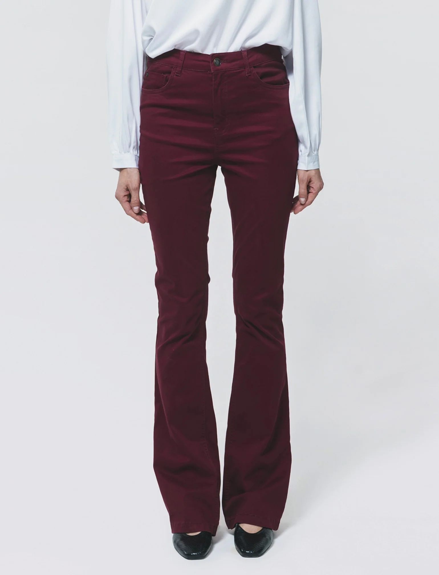 JEANS BOOTCUT VITA REGOLARE - Vinaccia - Image 4