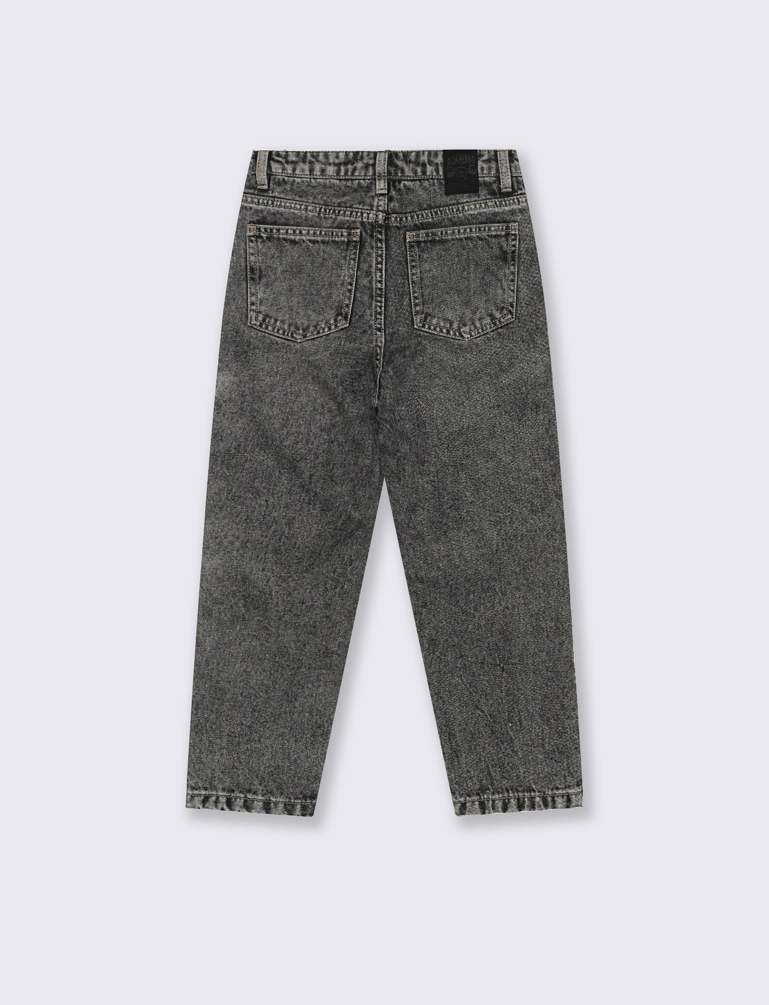 Jeans cargo grigio con tasconi laterali - Grigio - Image 2