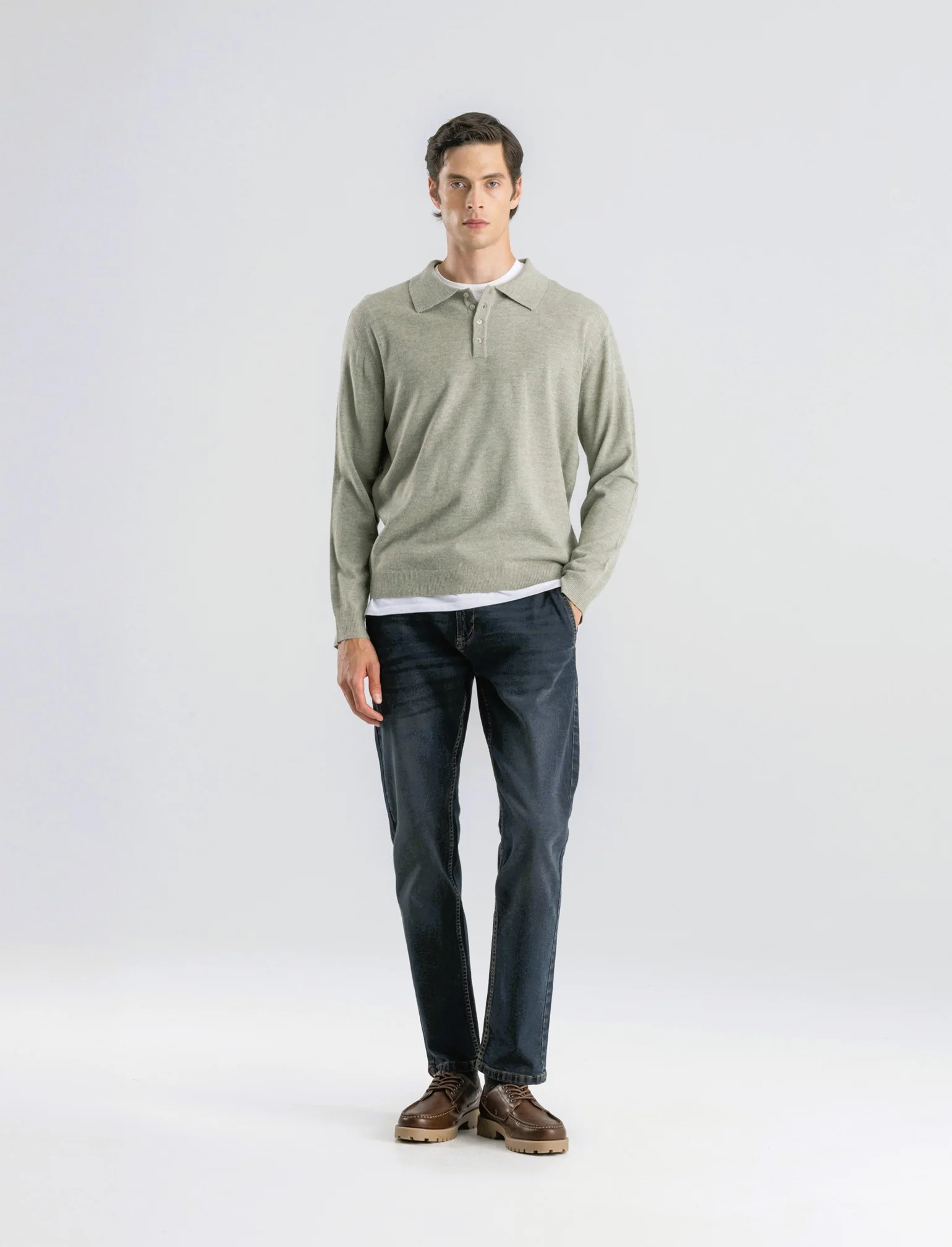 JEANS CHINO BLU SCURO - DENIM SCURO - Image 3
