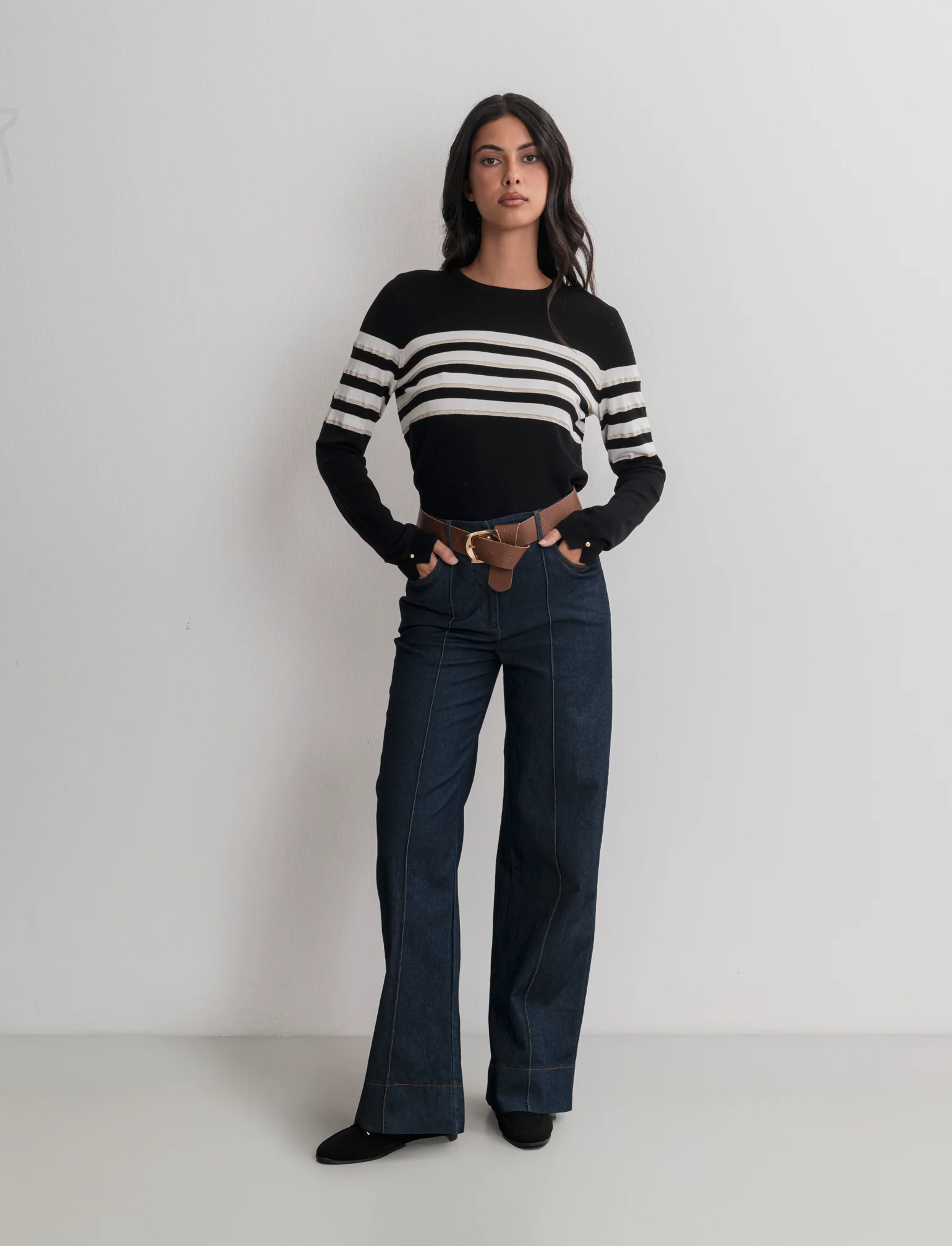 JEANS CON CINTURA - Denim