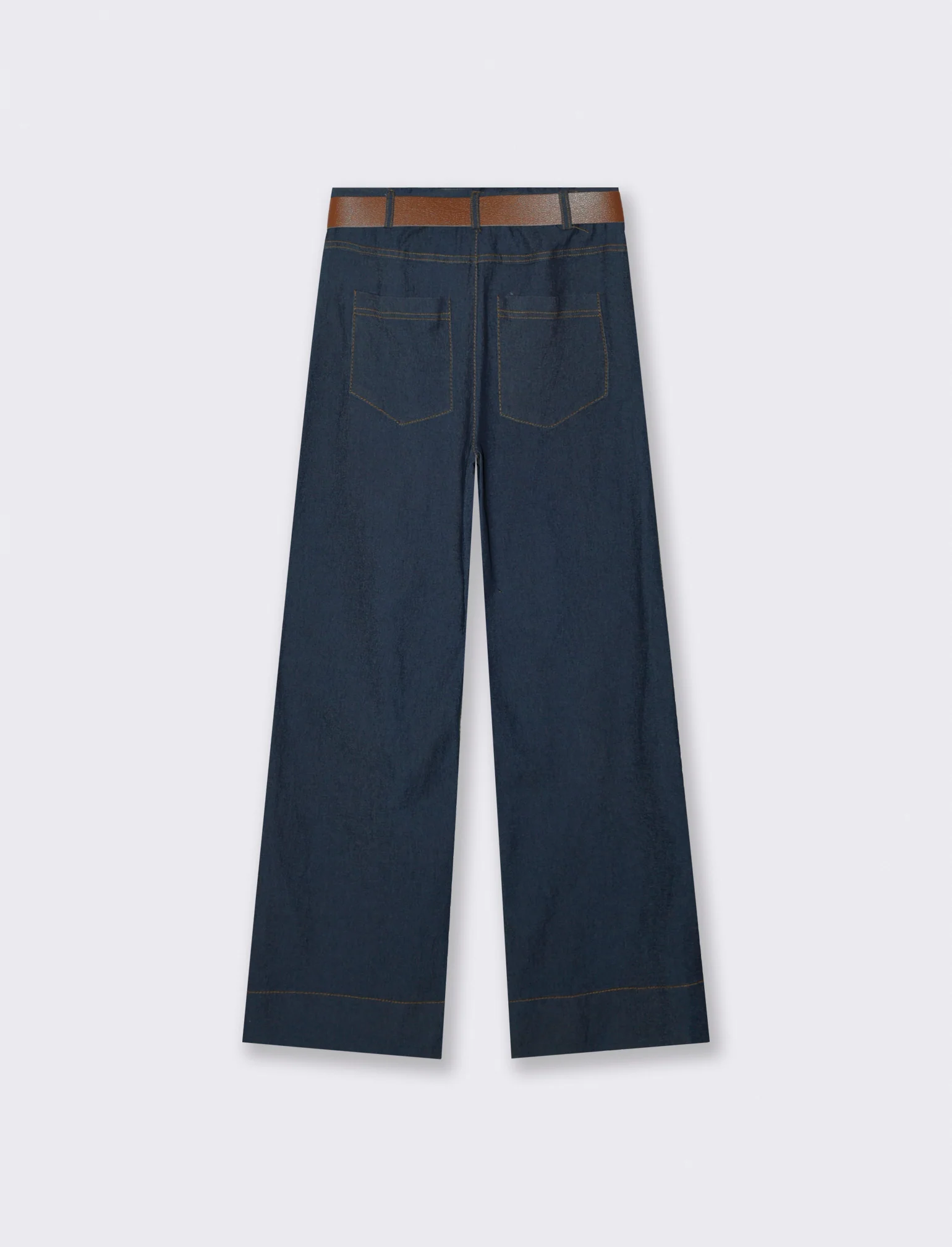 JEANS CON CINTURA - Denim - Image 3