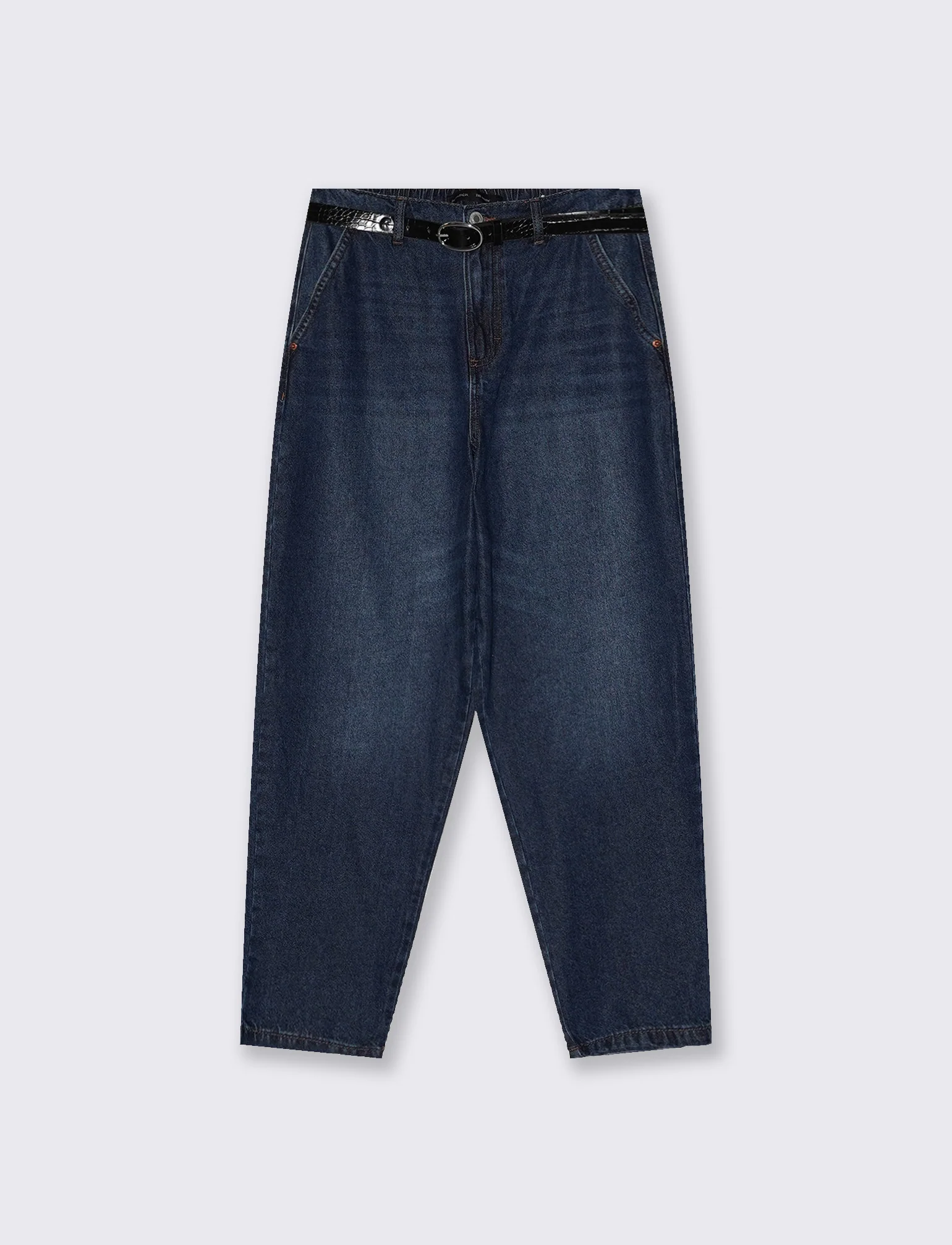 JEANS CON CINTURA - DENIM SCURO