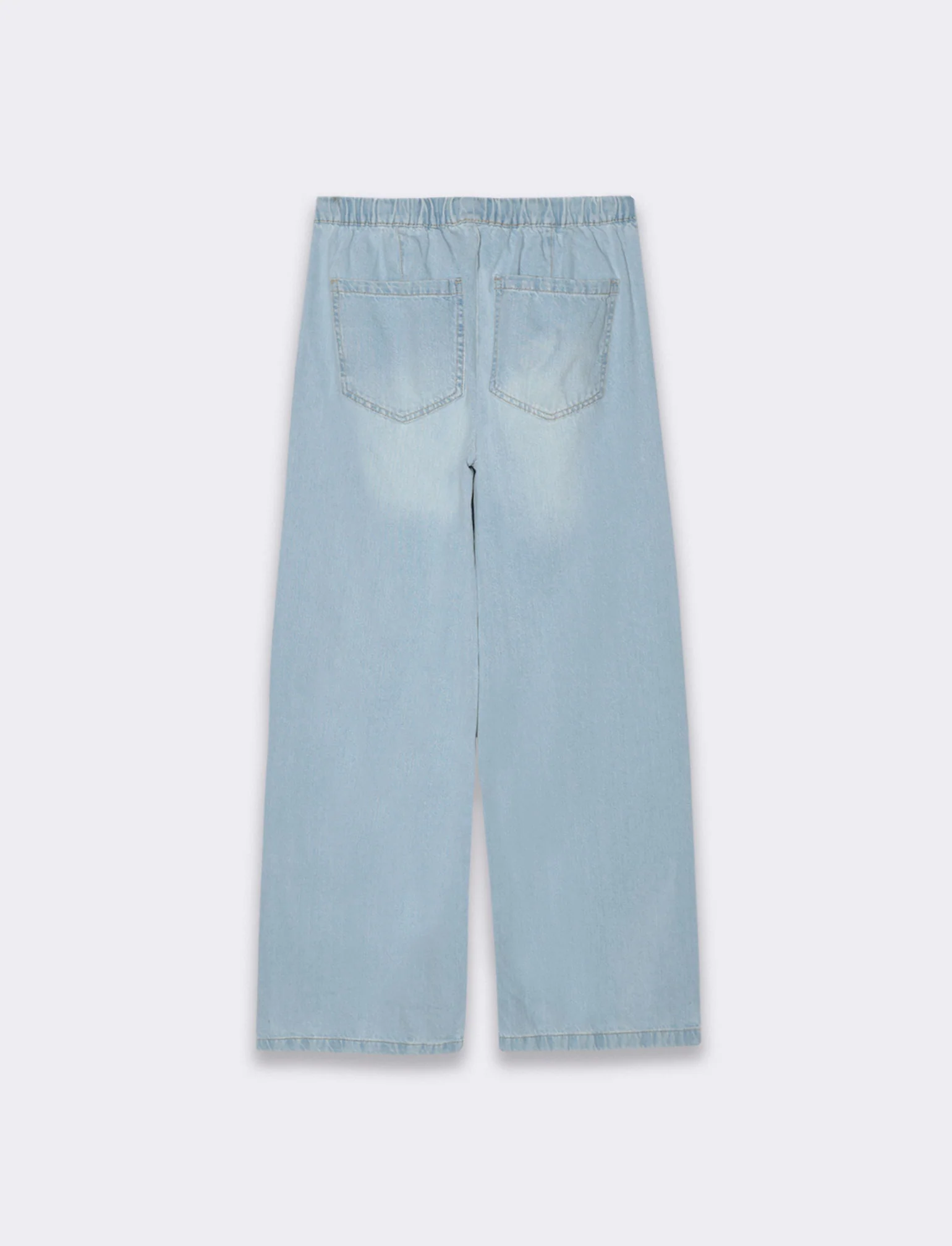 Jeans con coulisse da donna - Denim - Image 5