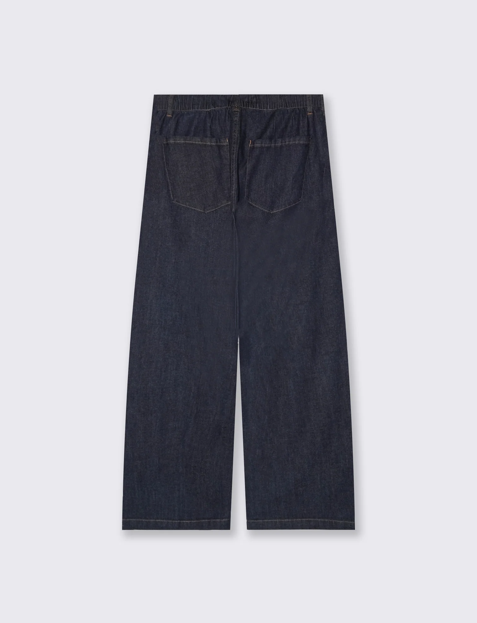Jeans con Coulisse e Tasche Americane - DENIM SCURO - Image 2