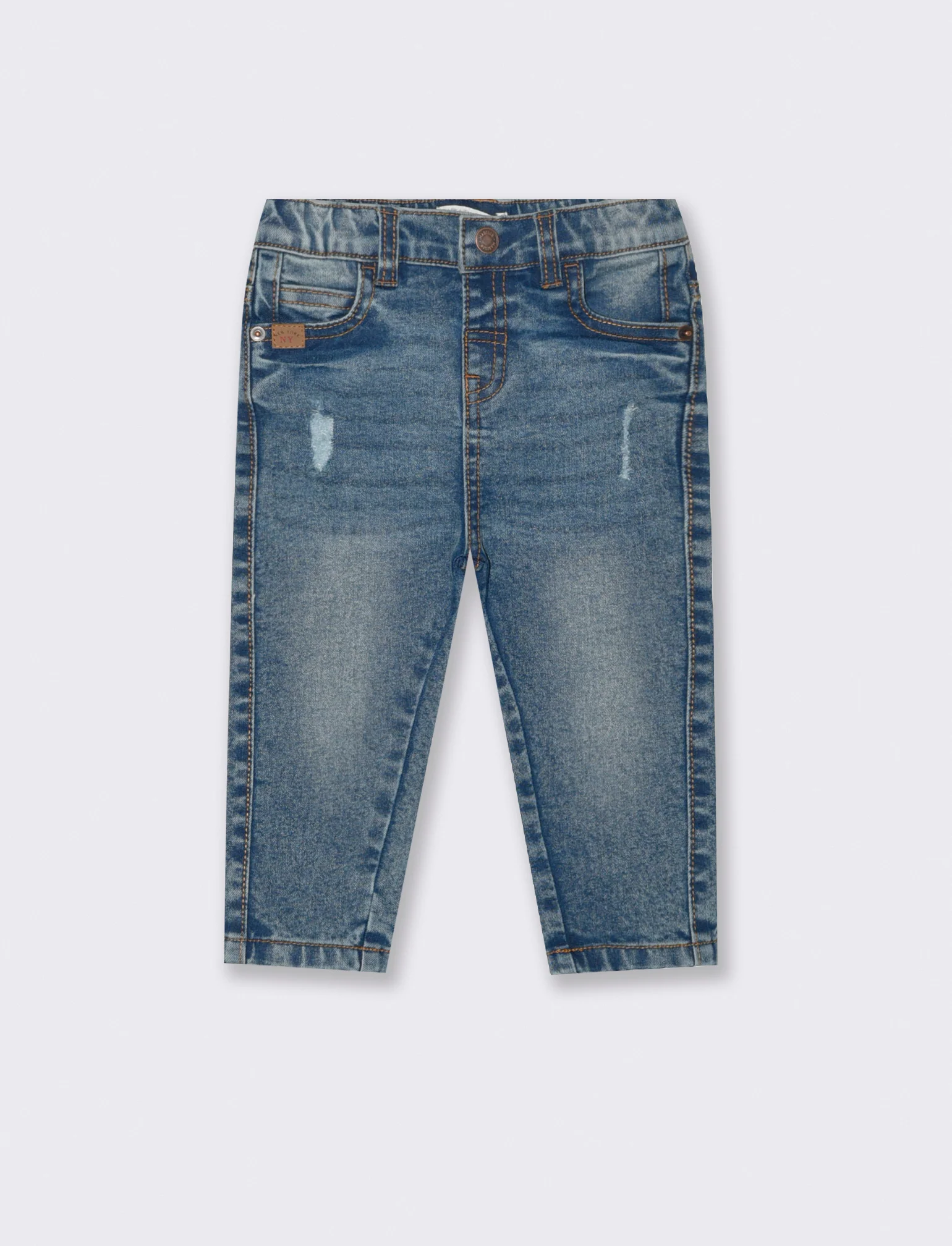 Jeans con patch - Denim