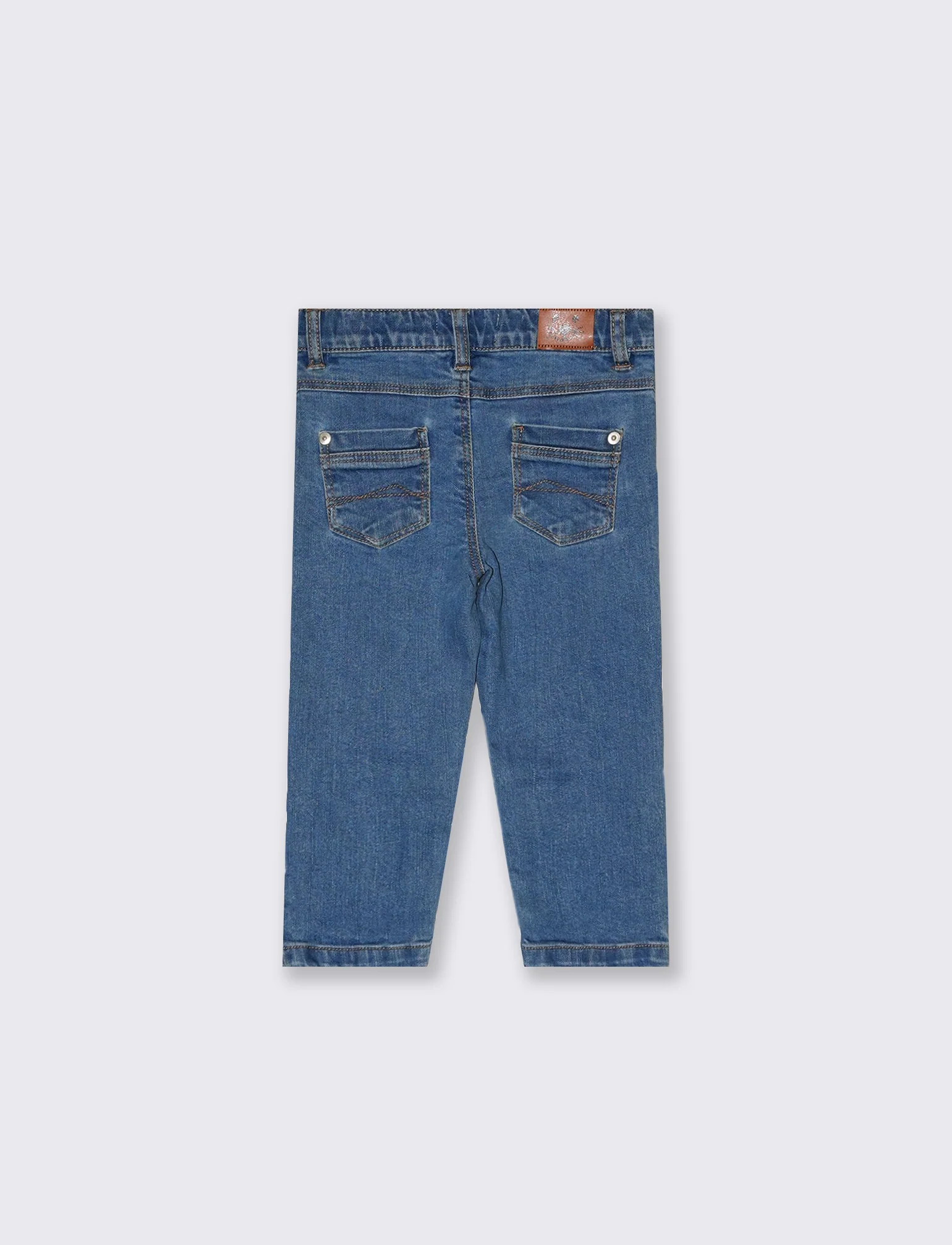 Jeans con rotture da neonato - Denim - Image 2