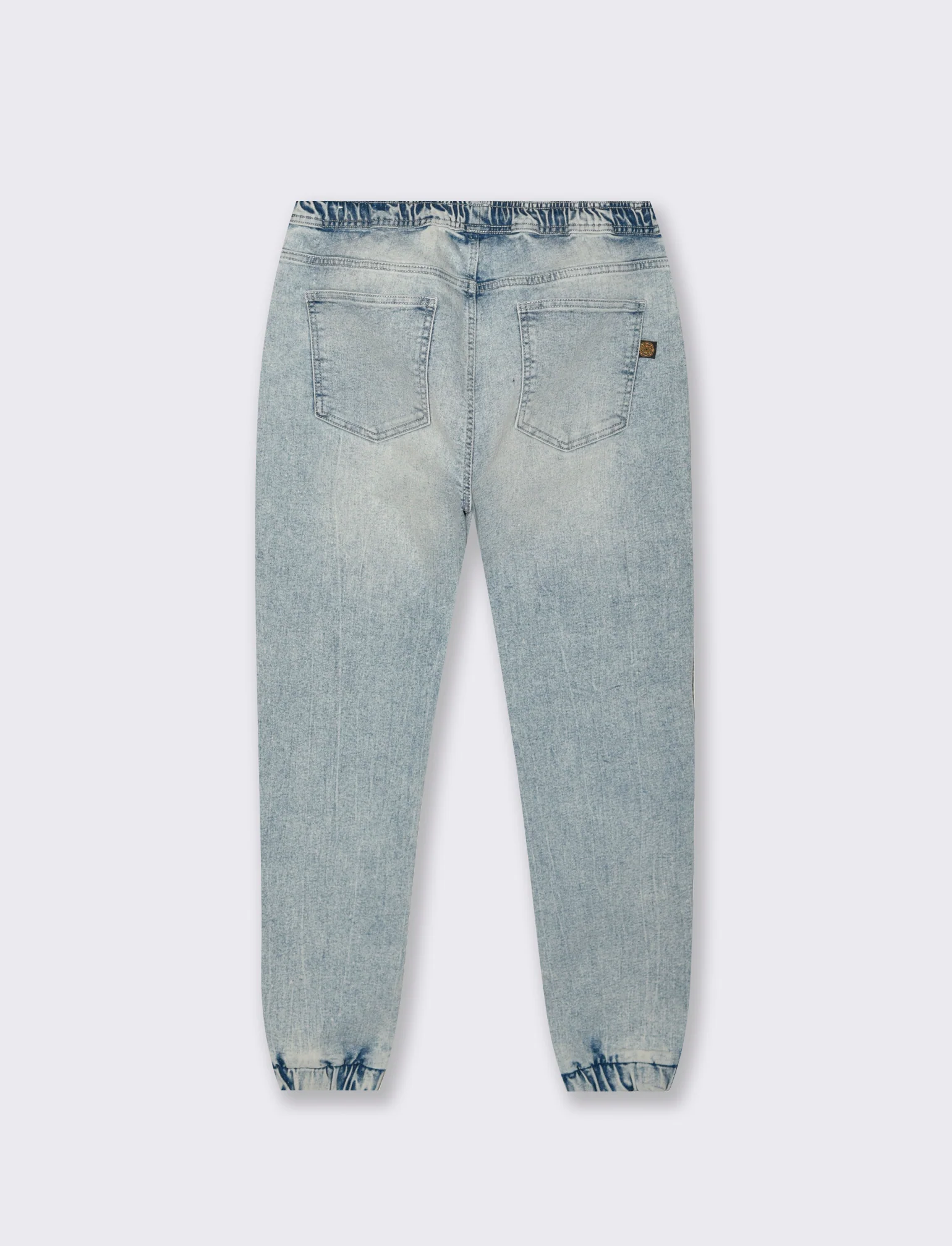 JEANS CON VITA JOGGER - Denim chiaro - Image 2