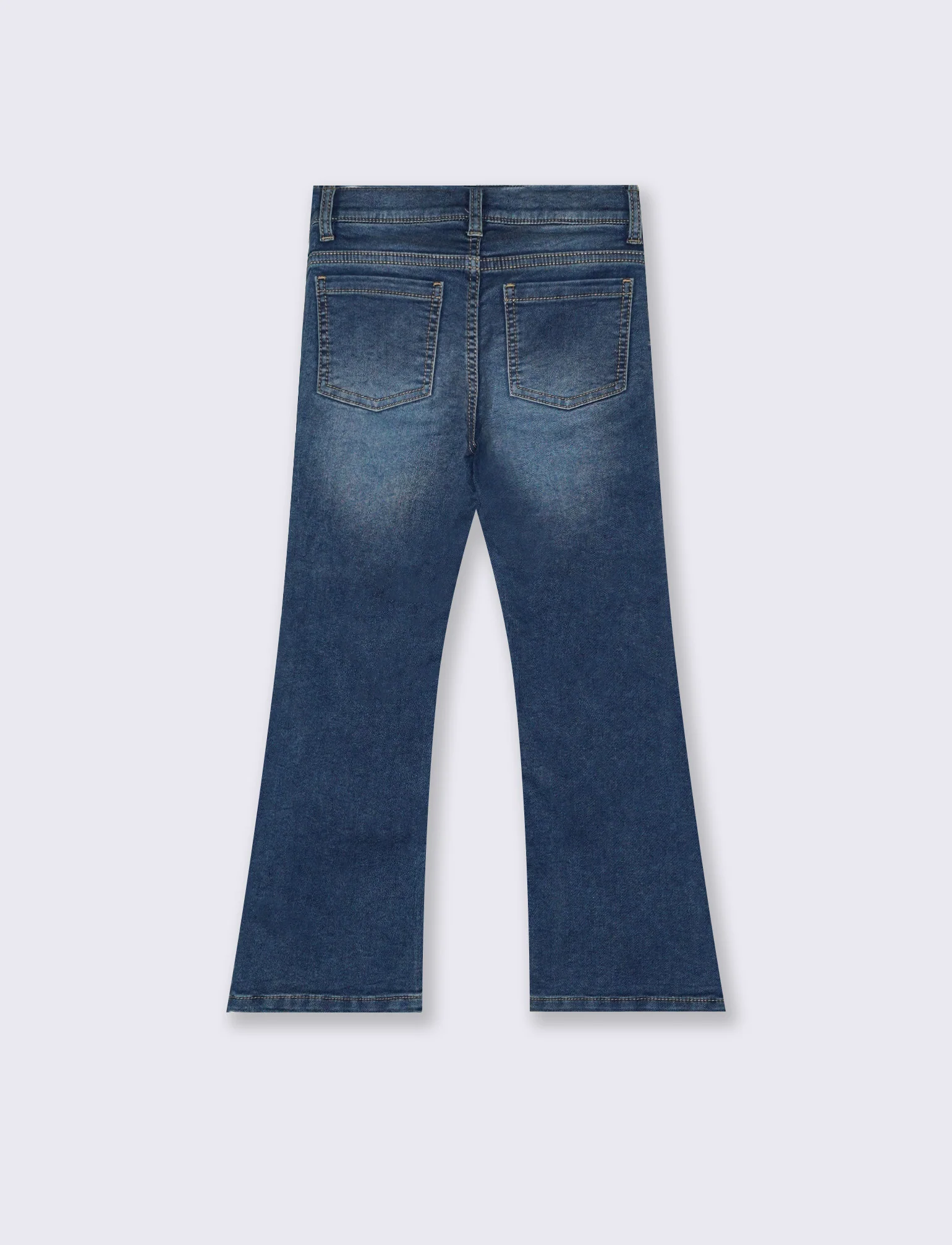Jeans da bambina in denim svasati - Denim - Image 2