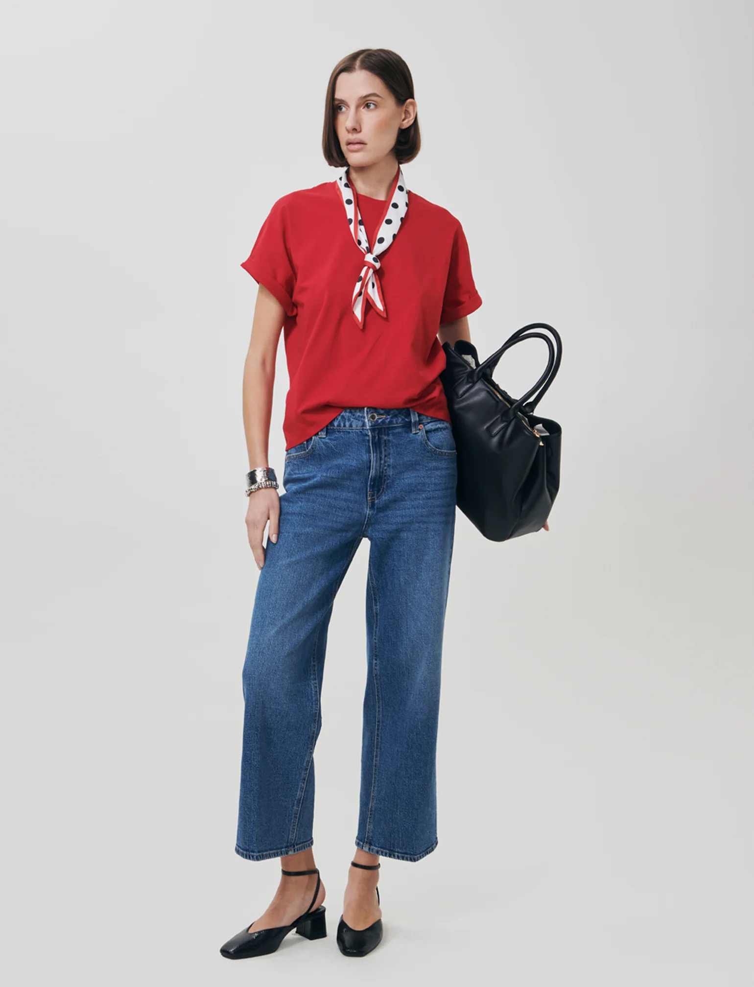 Jeans Gamba Dritta Lunghezza Caviglia - Denim - Image 4